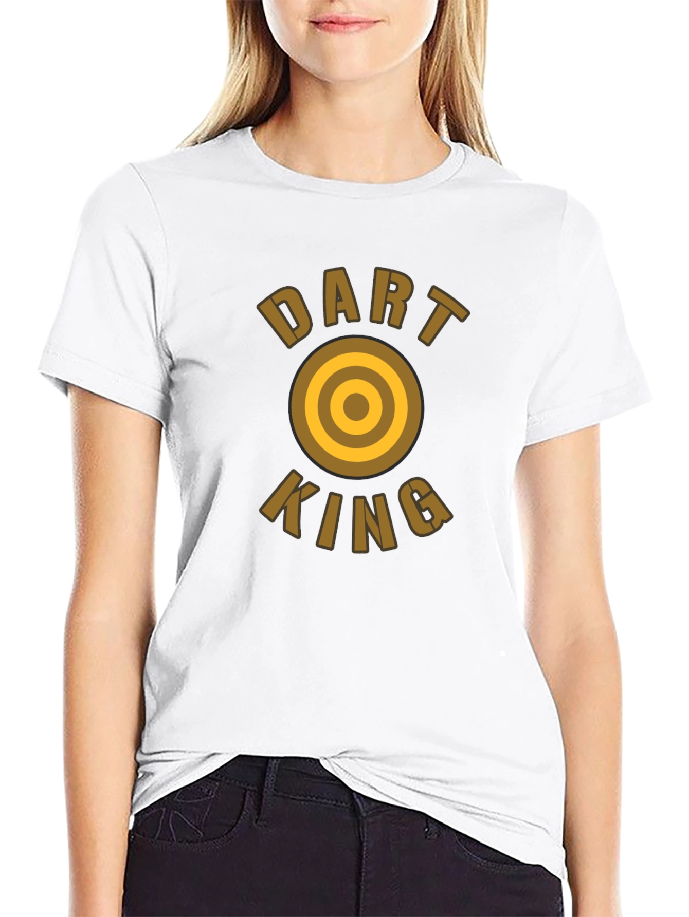 Dart King Black T-Shirt - Target Graphic Tee