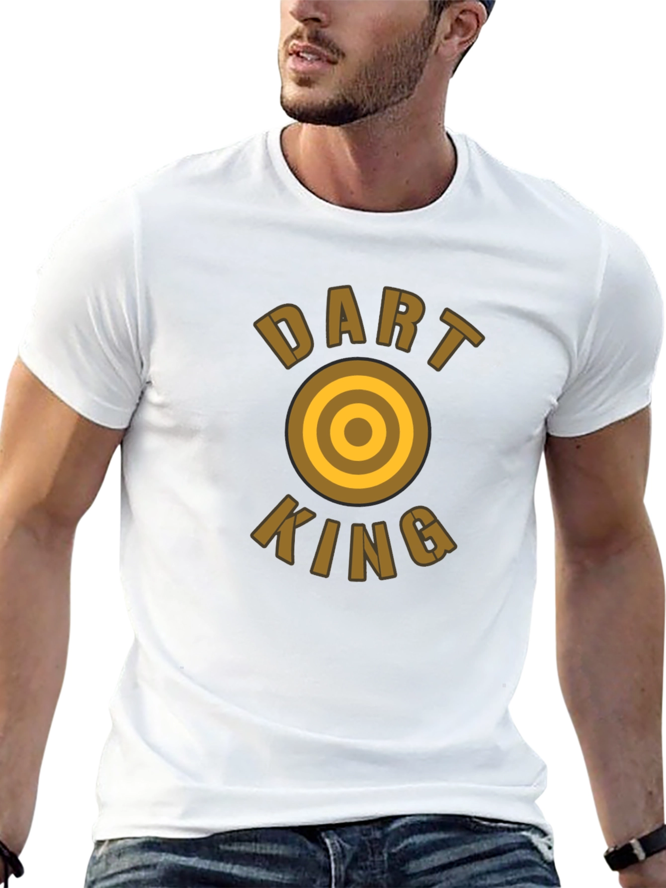 Dart King Black T-Shirt - Target Graphic Tee
