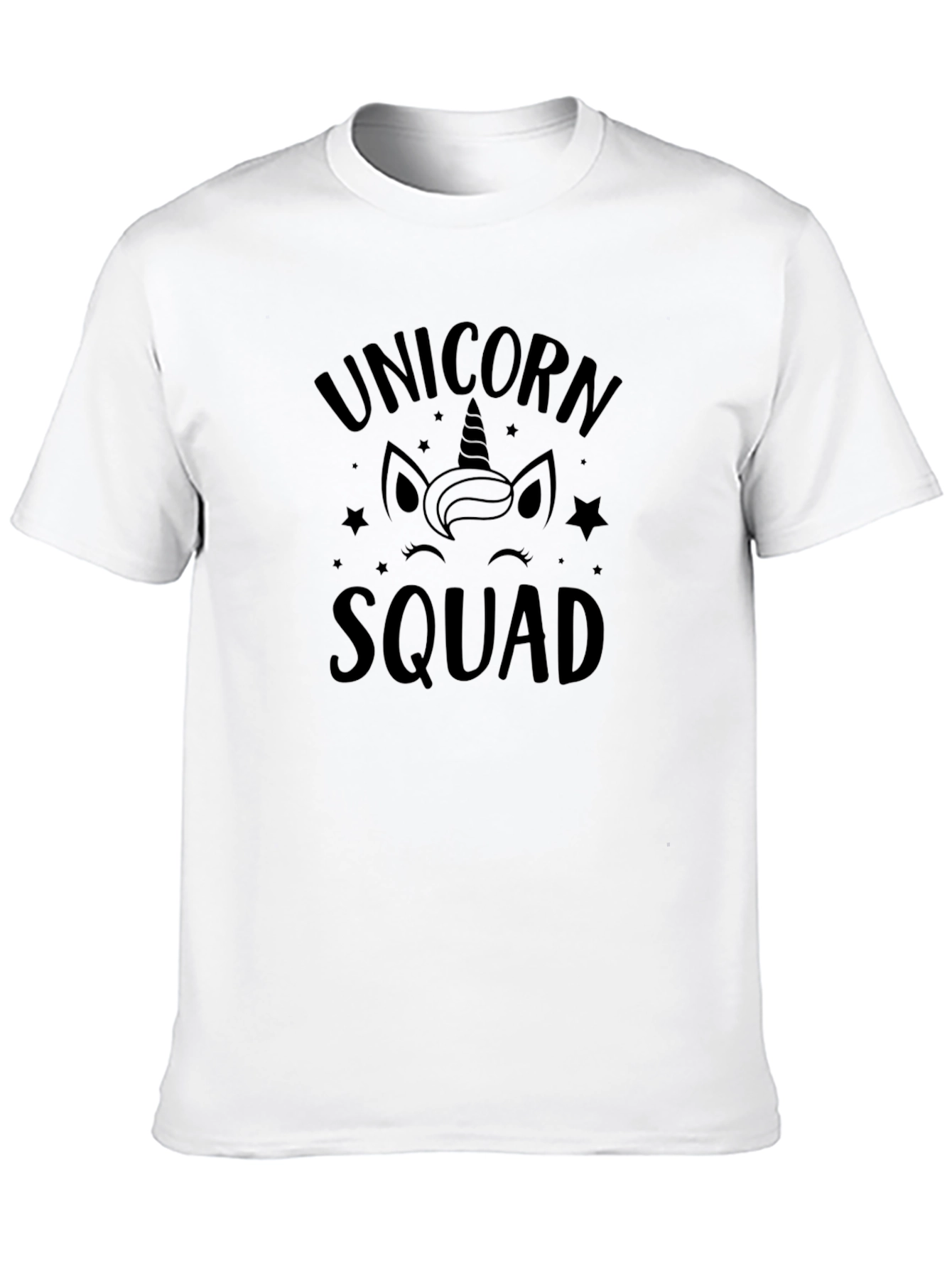 Unicorn Squad Black Graphic Tee