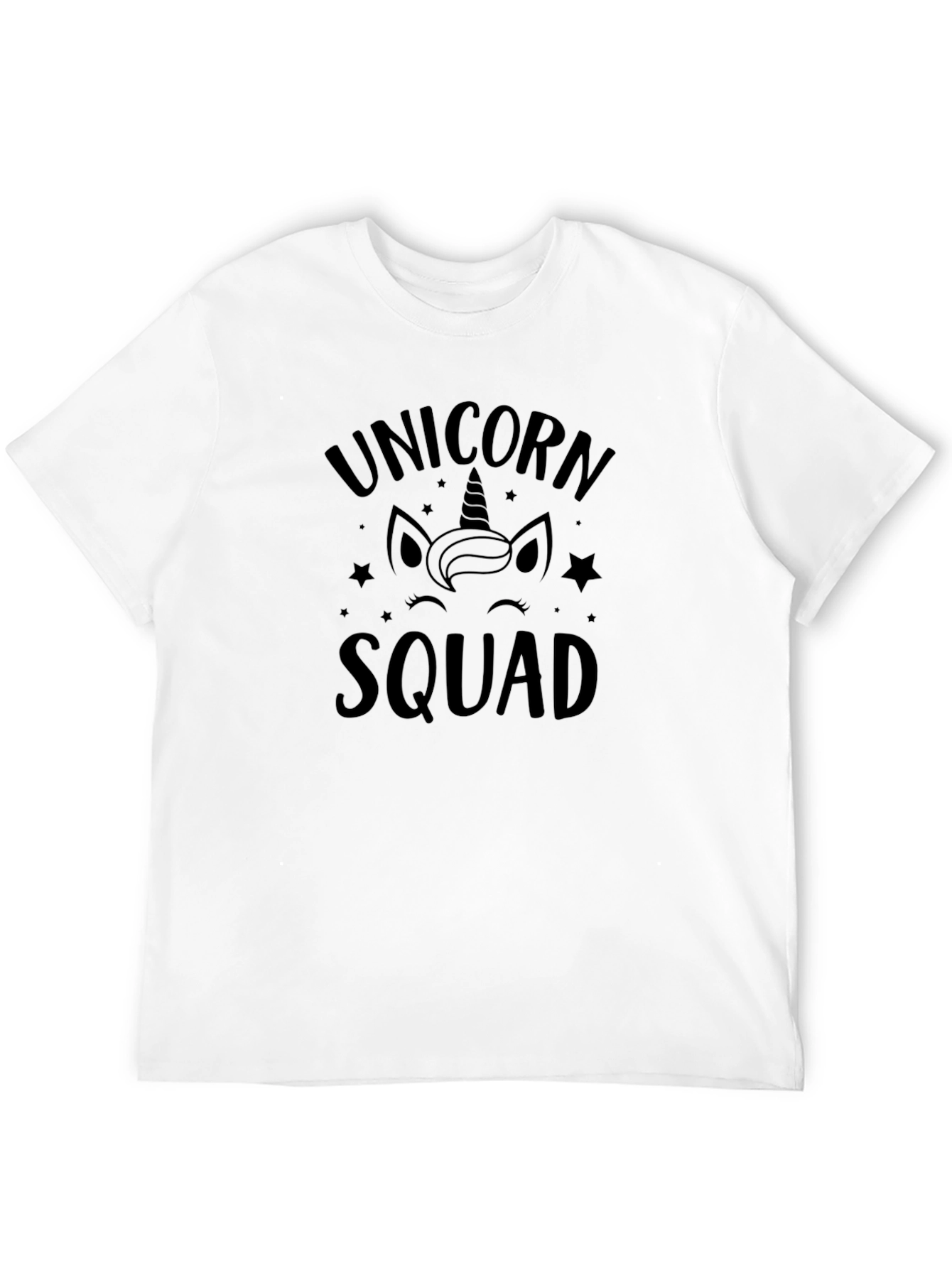 Unicorn Squad Black Graphic Tee