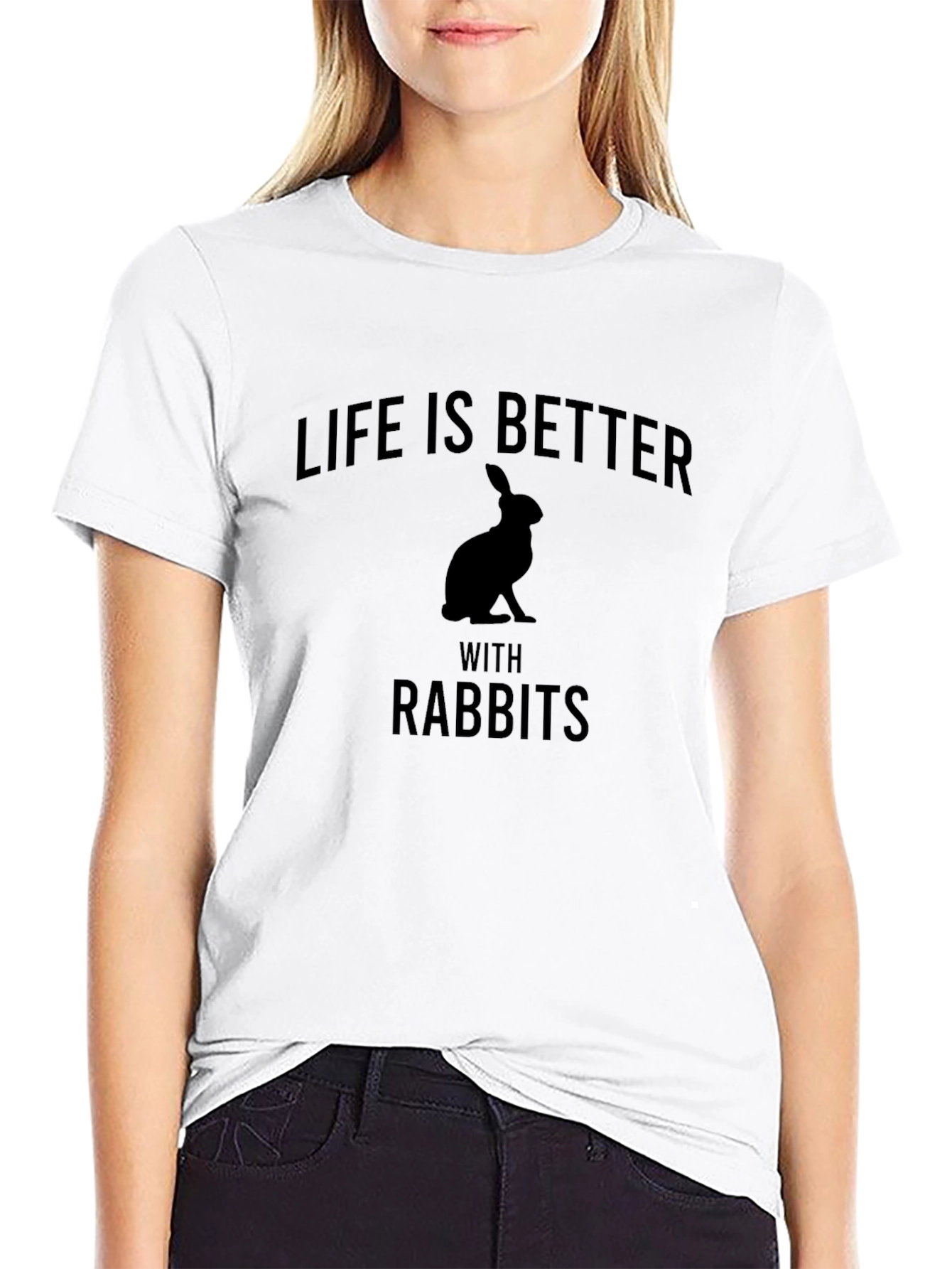 Life is Better with Rabbits Graphic Tee