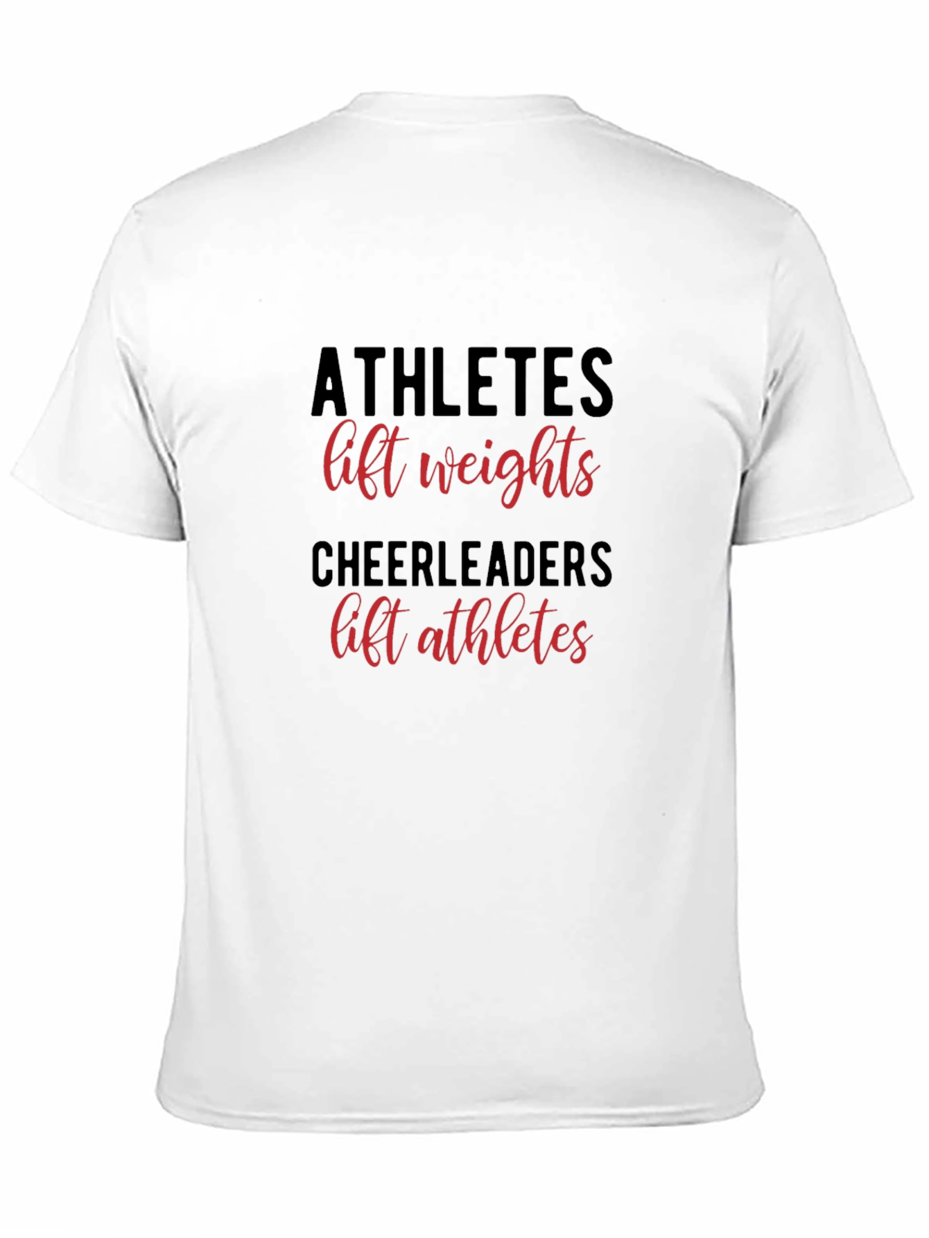Athletes Lift Weights Graphic Tee