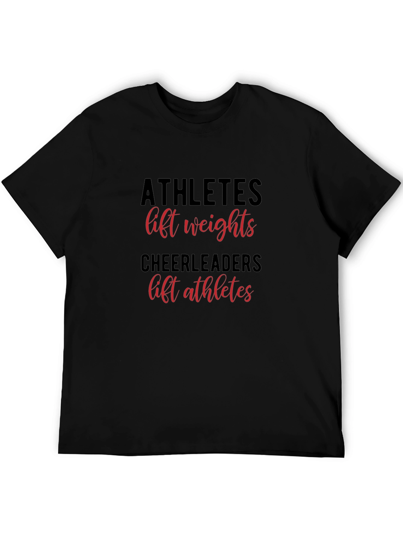 Athletes Lift Weights Graphic Tee