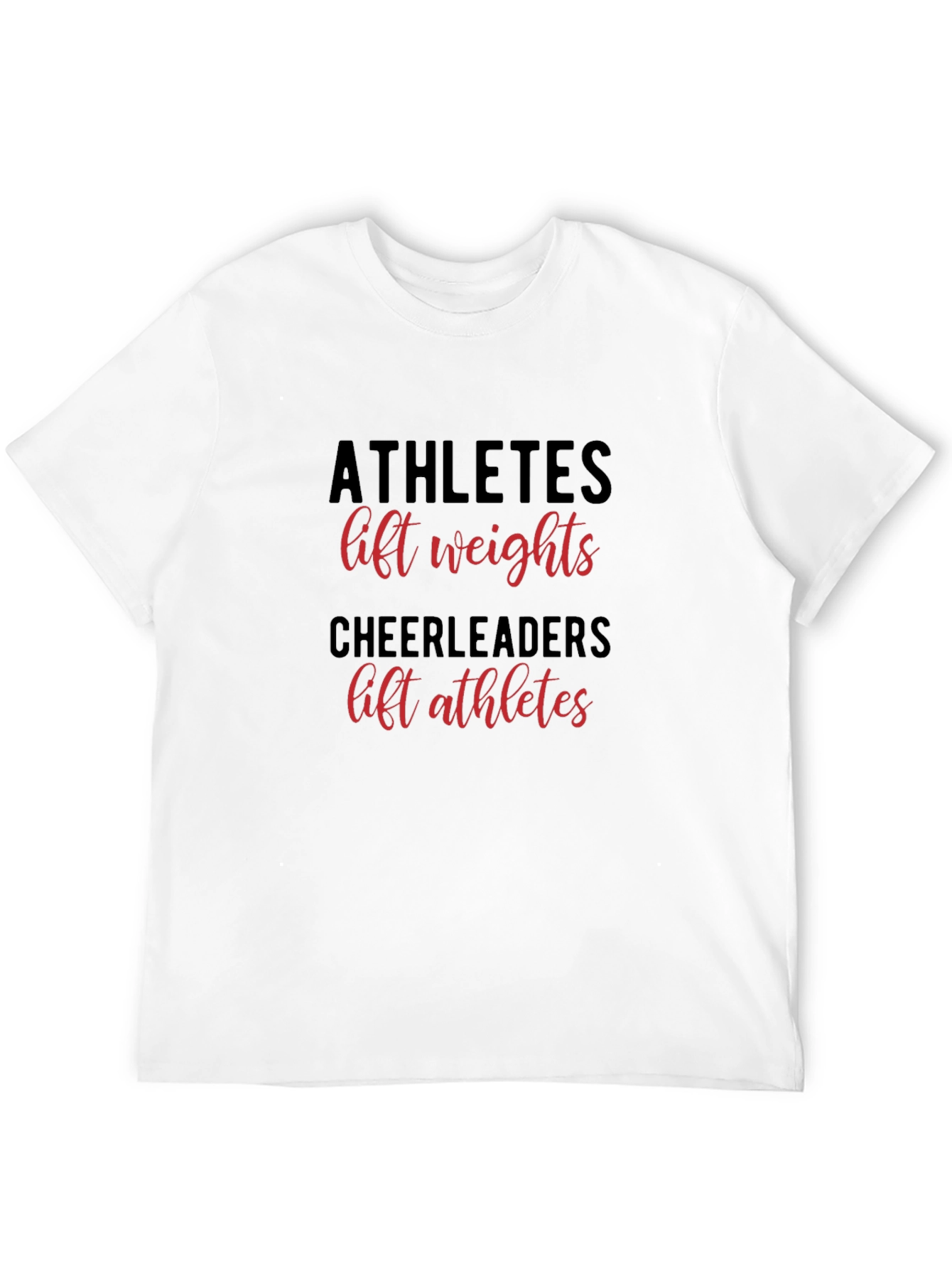 Athletes Lift Weights Graphic Tee