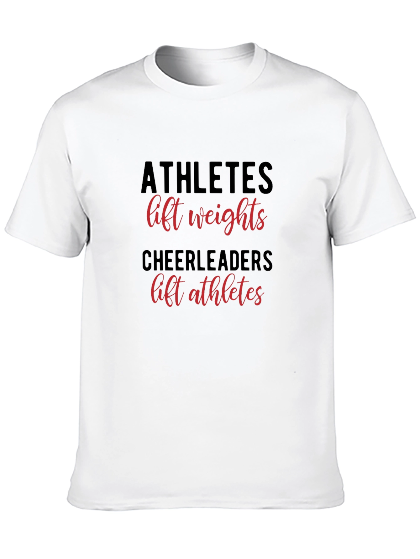 Athletes Lift Weights Graphic Tee