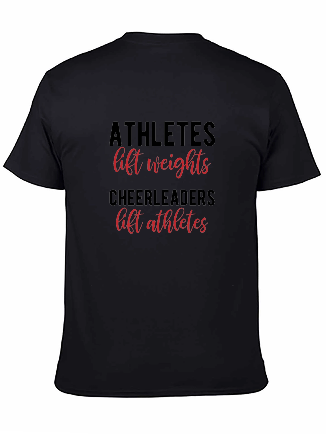 Athletes Lift Weights Graphic Tee