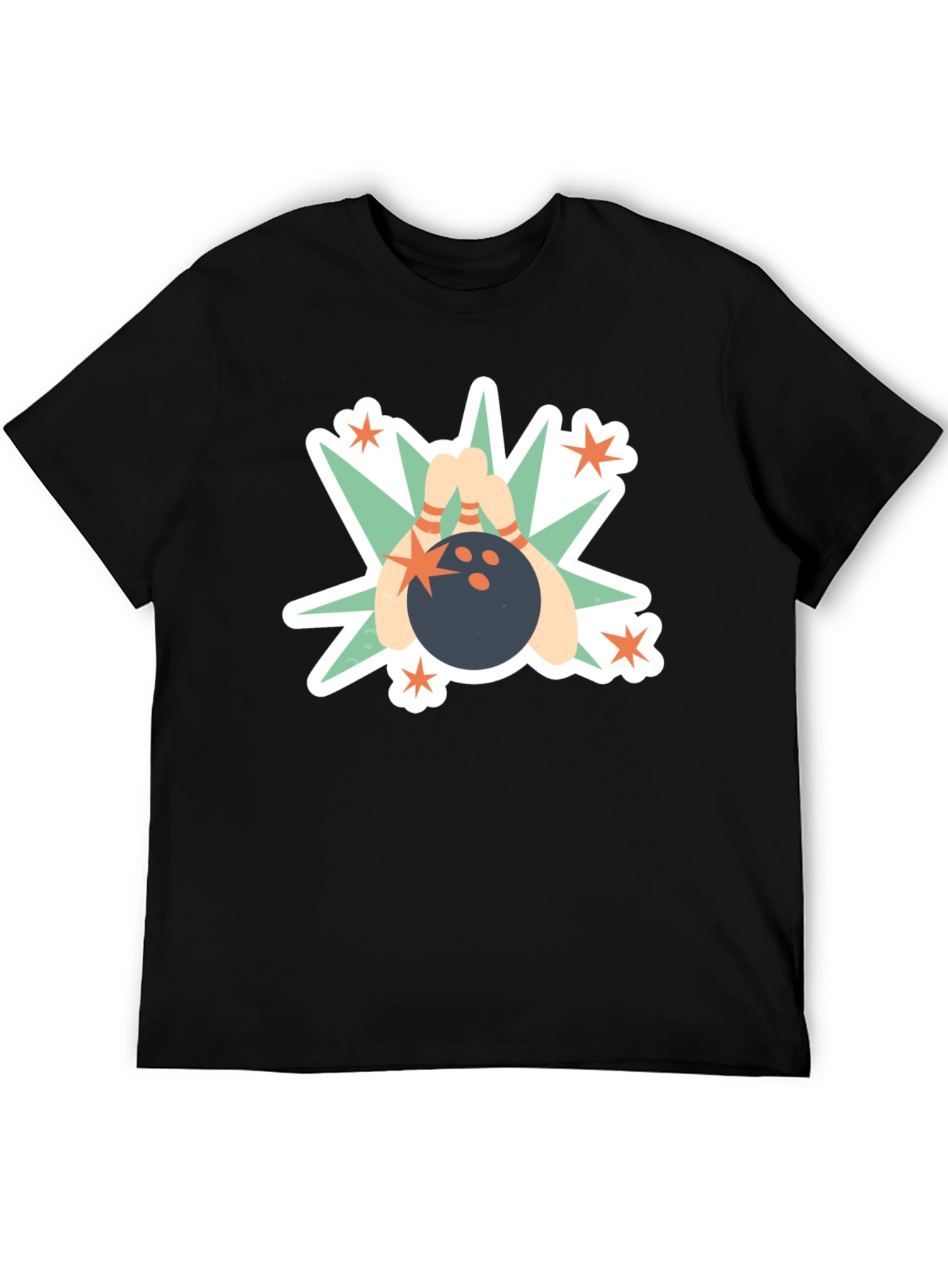Bowling Strike Graphic T-Shirt
