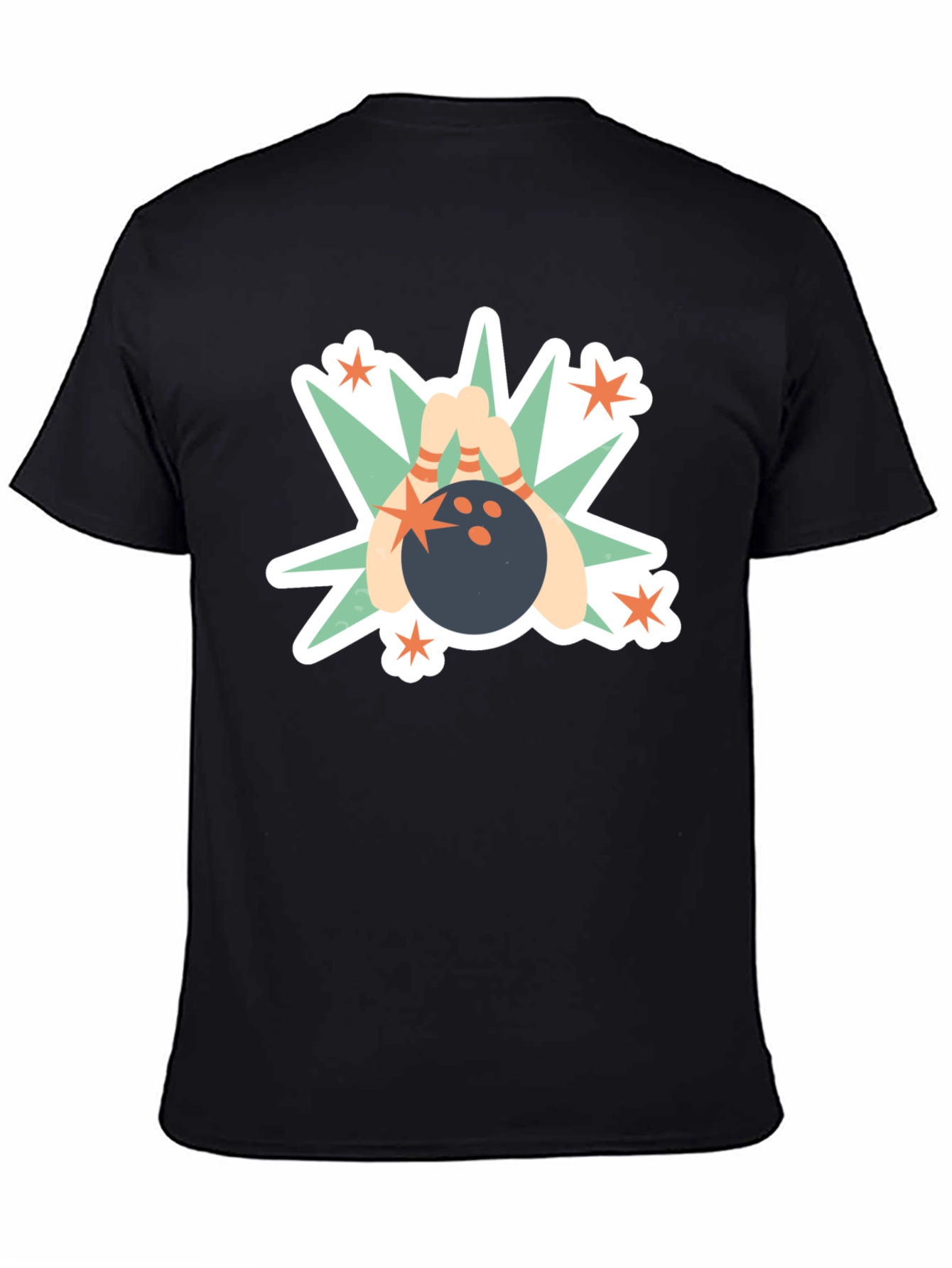Bowling Strike Graphic T-Shirt