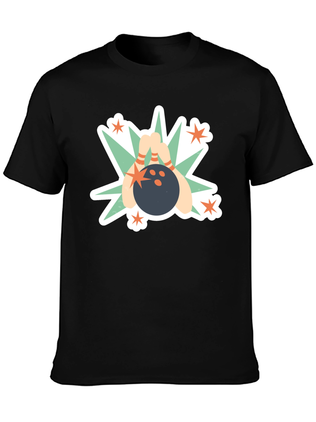 Bowling Strike Graphic T-Shirt