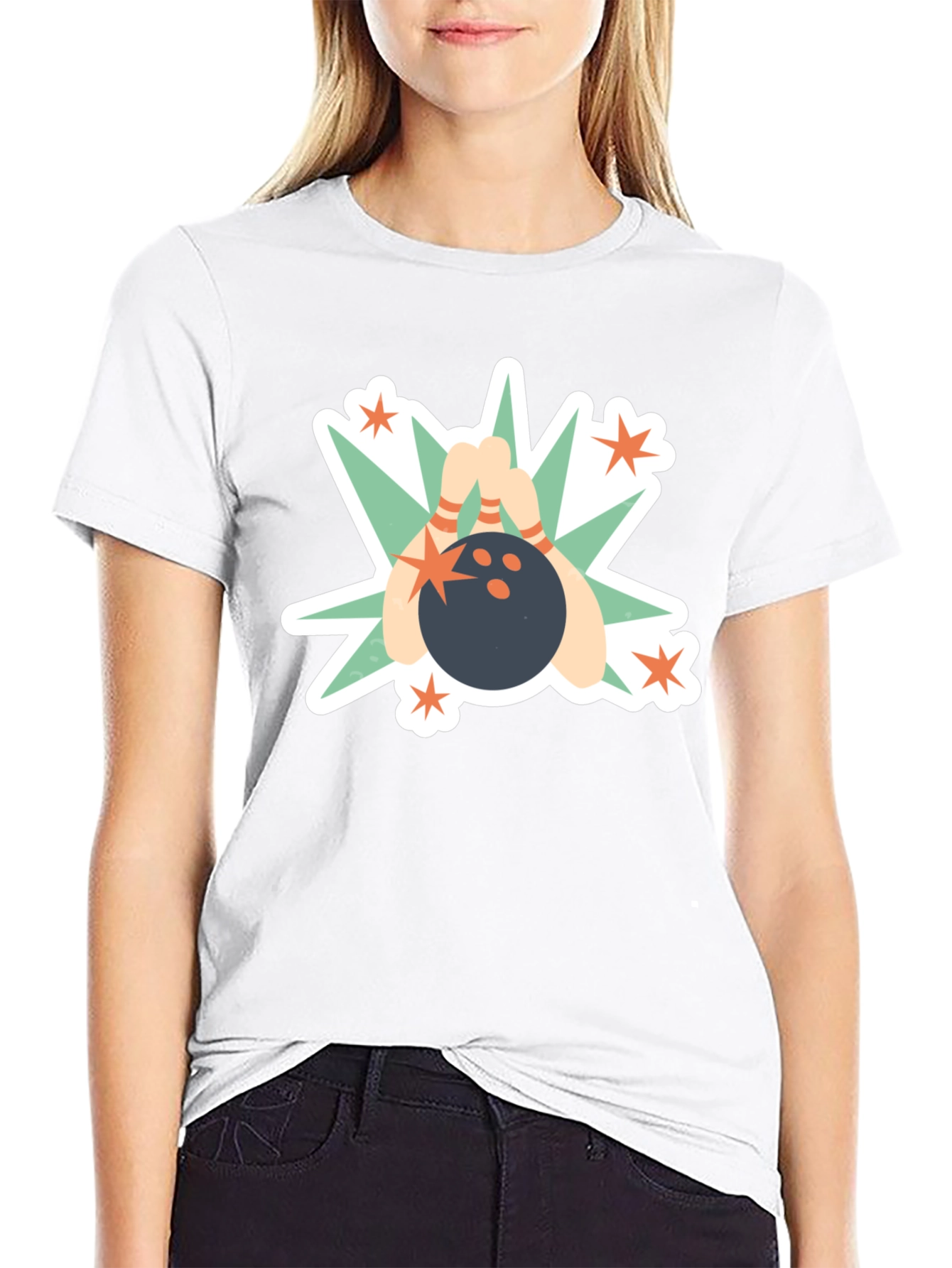 Bowling Strike Graphic T-Shirt