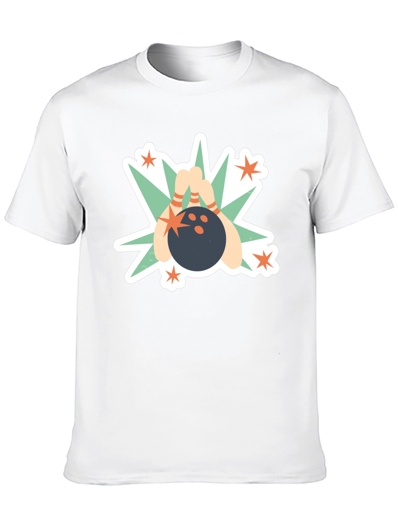 Bowling Strike Graphic T-Shirt