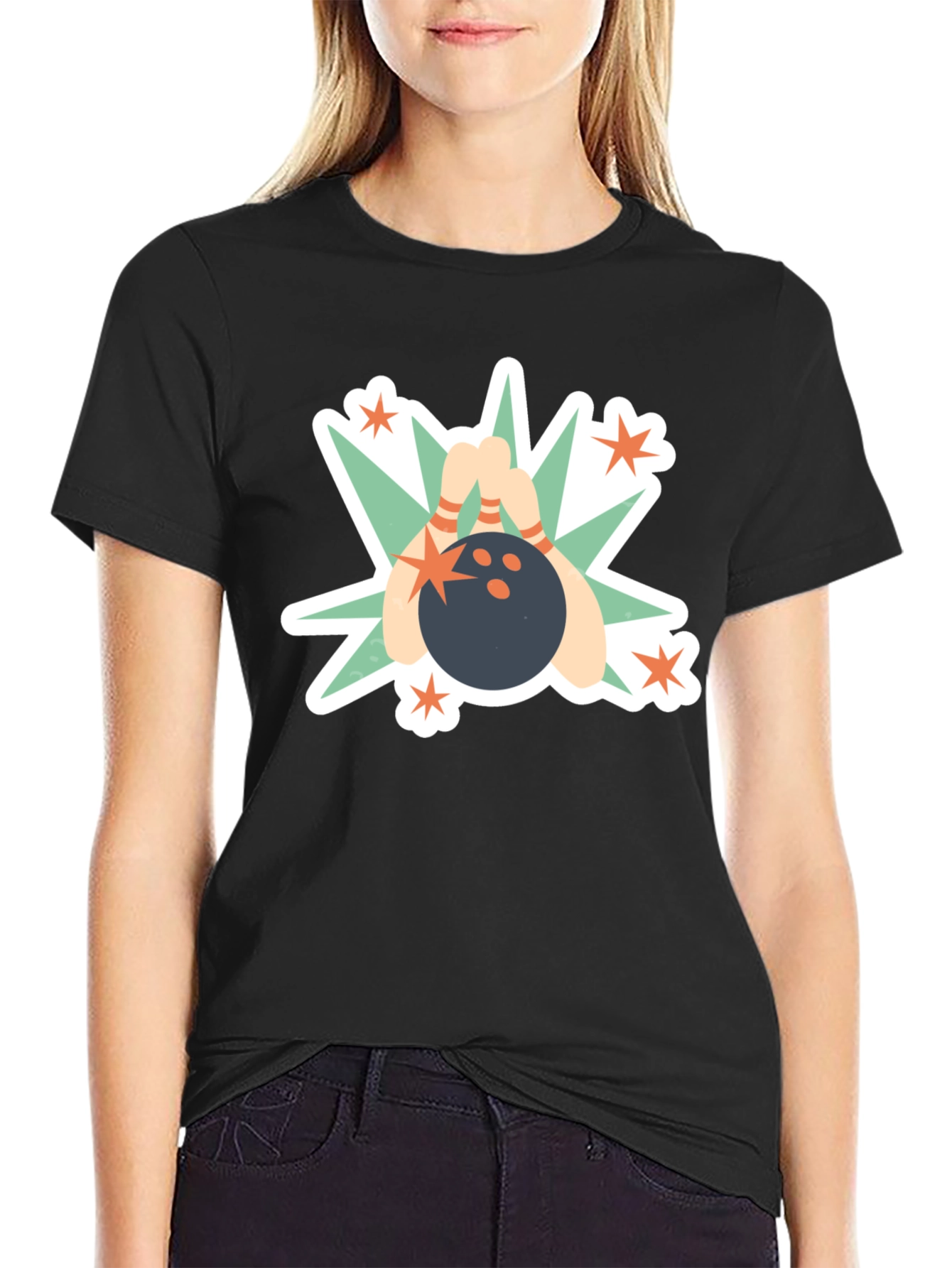 Bowling Strike Graphic T-Shirt
