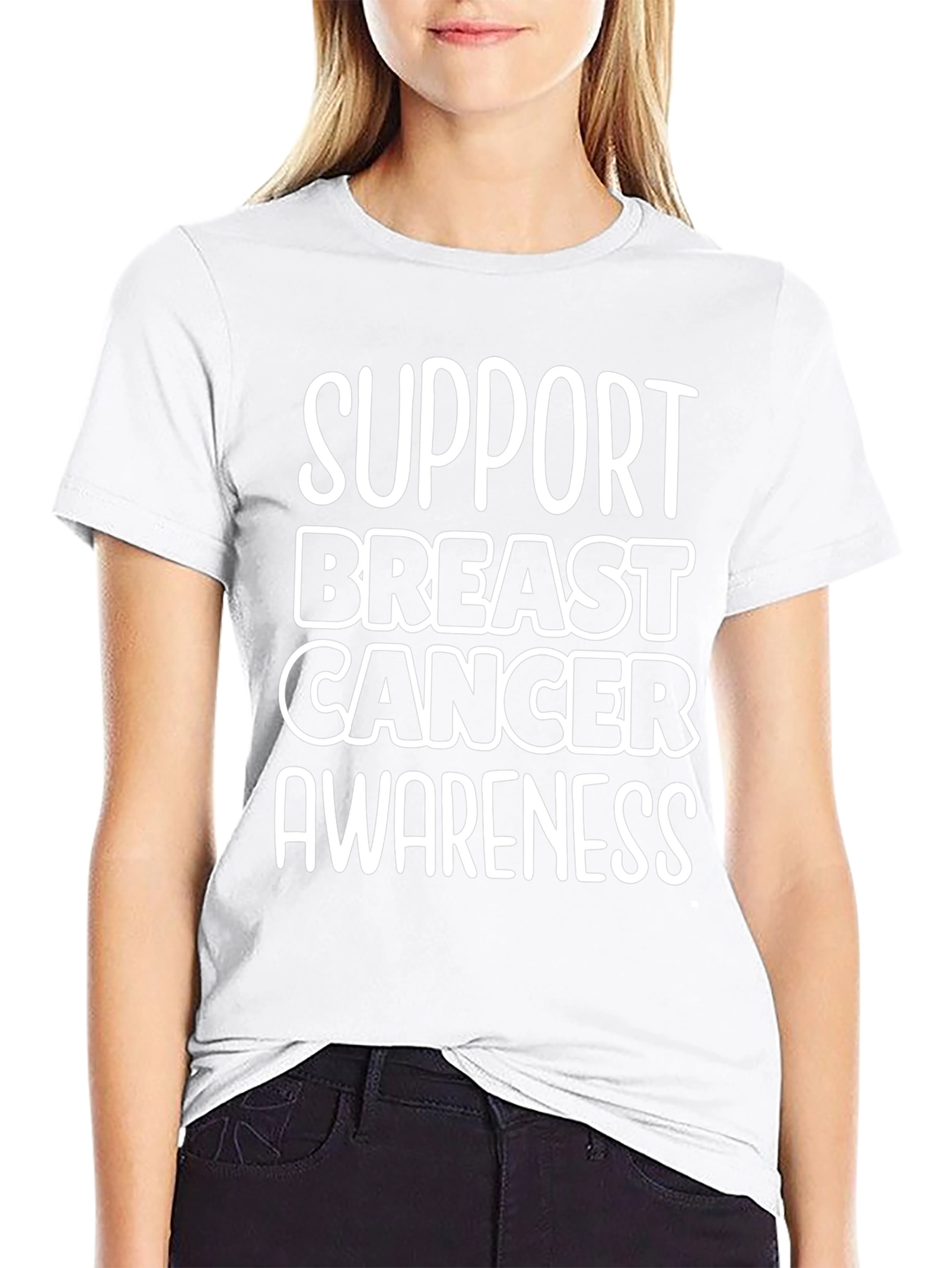 Support Breast Cancer Awareness T-Shirt