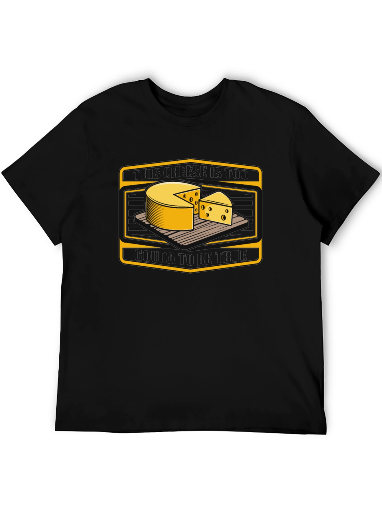 Cheese Graphic Tee - Quirky Food Lovers T-Shirt