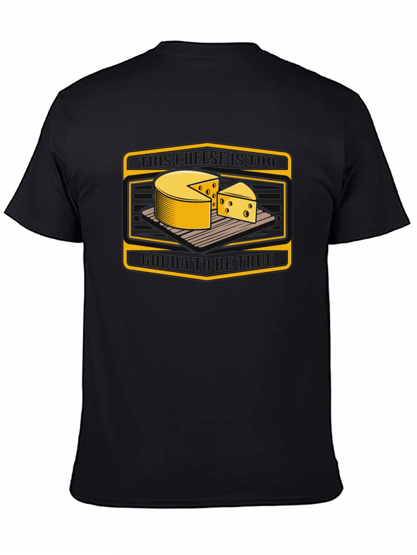 Cheese Graphic Tee - Quirky Food Lovers T-Shirt