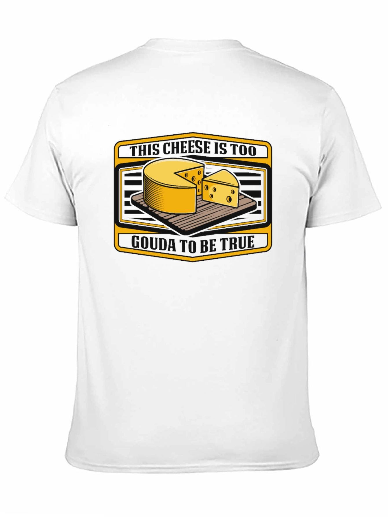 Cheese Graphic Tee - Quirky Food Lovers T-Shirt