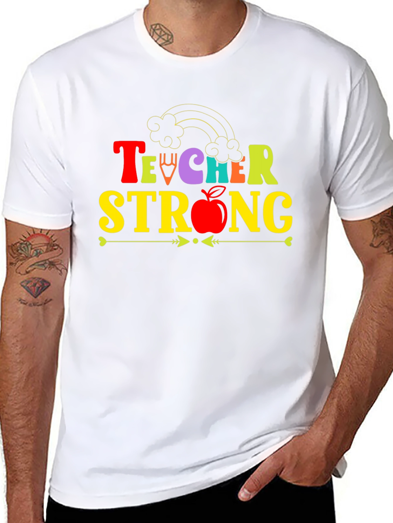 Teacher Strong T-Shirt Teacher Appreciation Tee