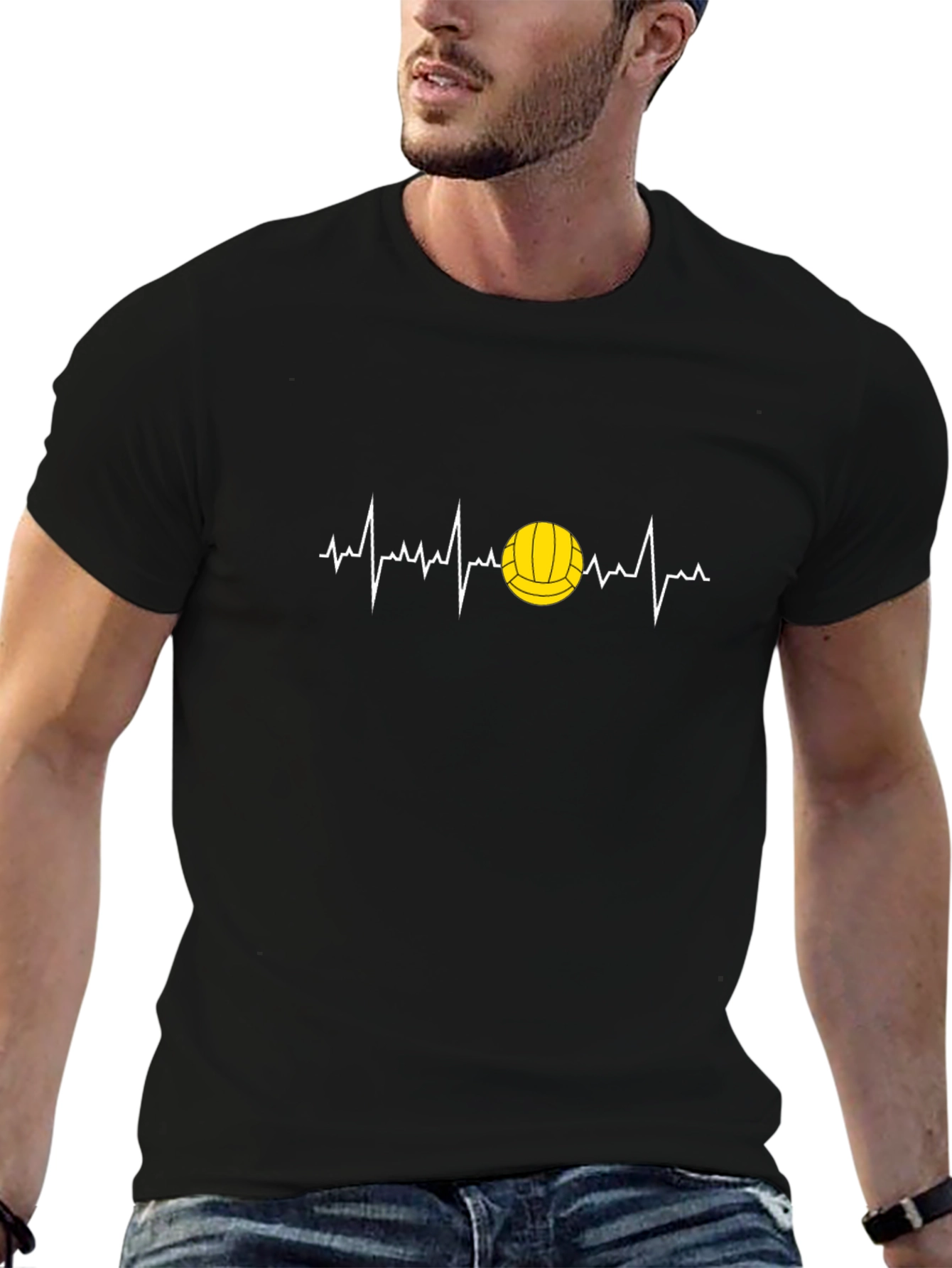 Water Polo Heartbeat T-Shirt