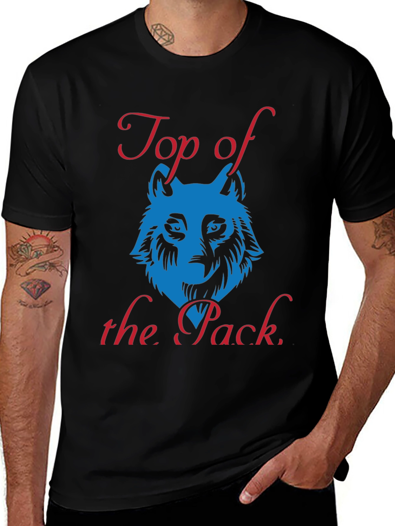 Top of the Pack Wolf Graphic T-Shirt