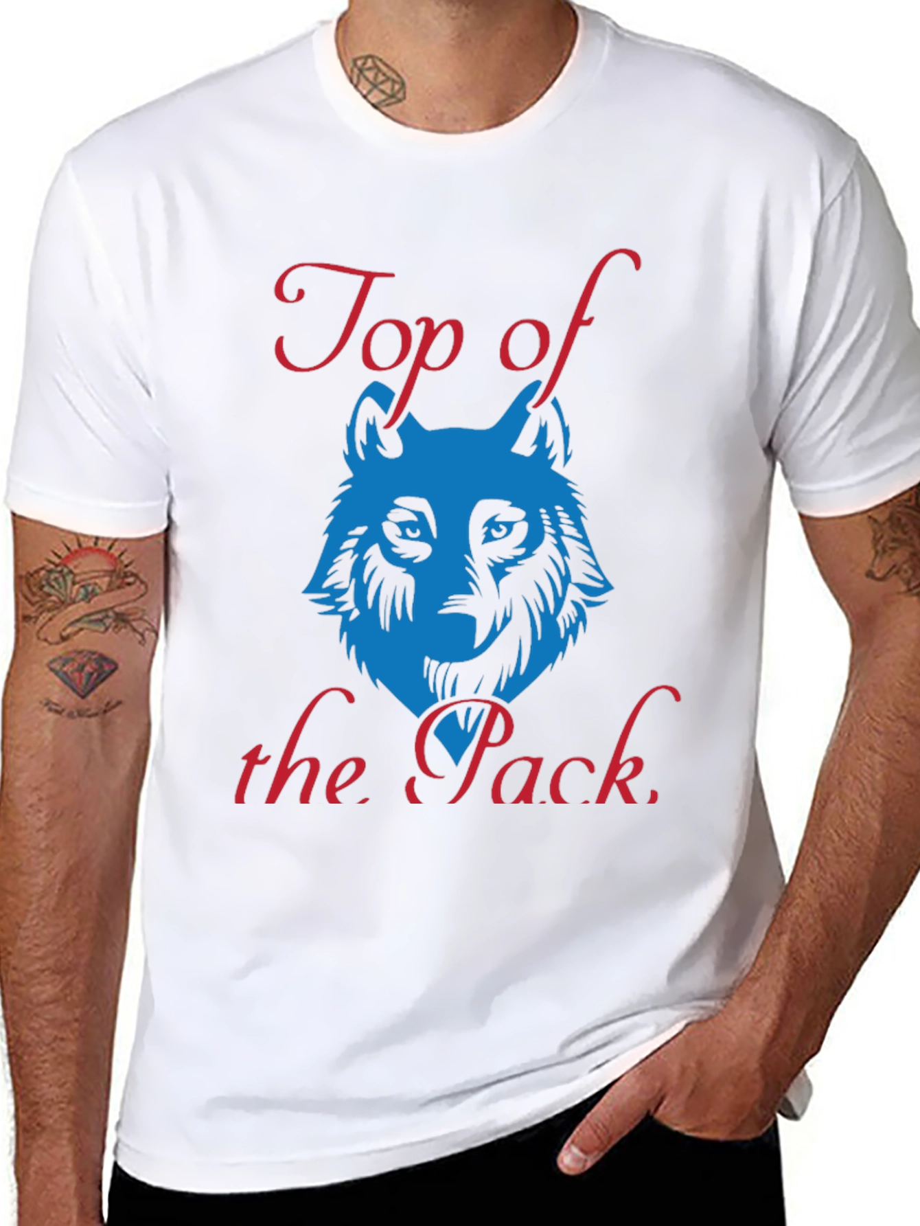 Top of the Pack Wolf Graphic T-Shirt