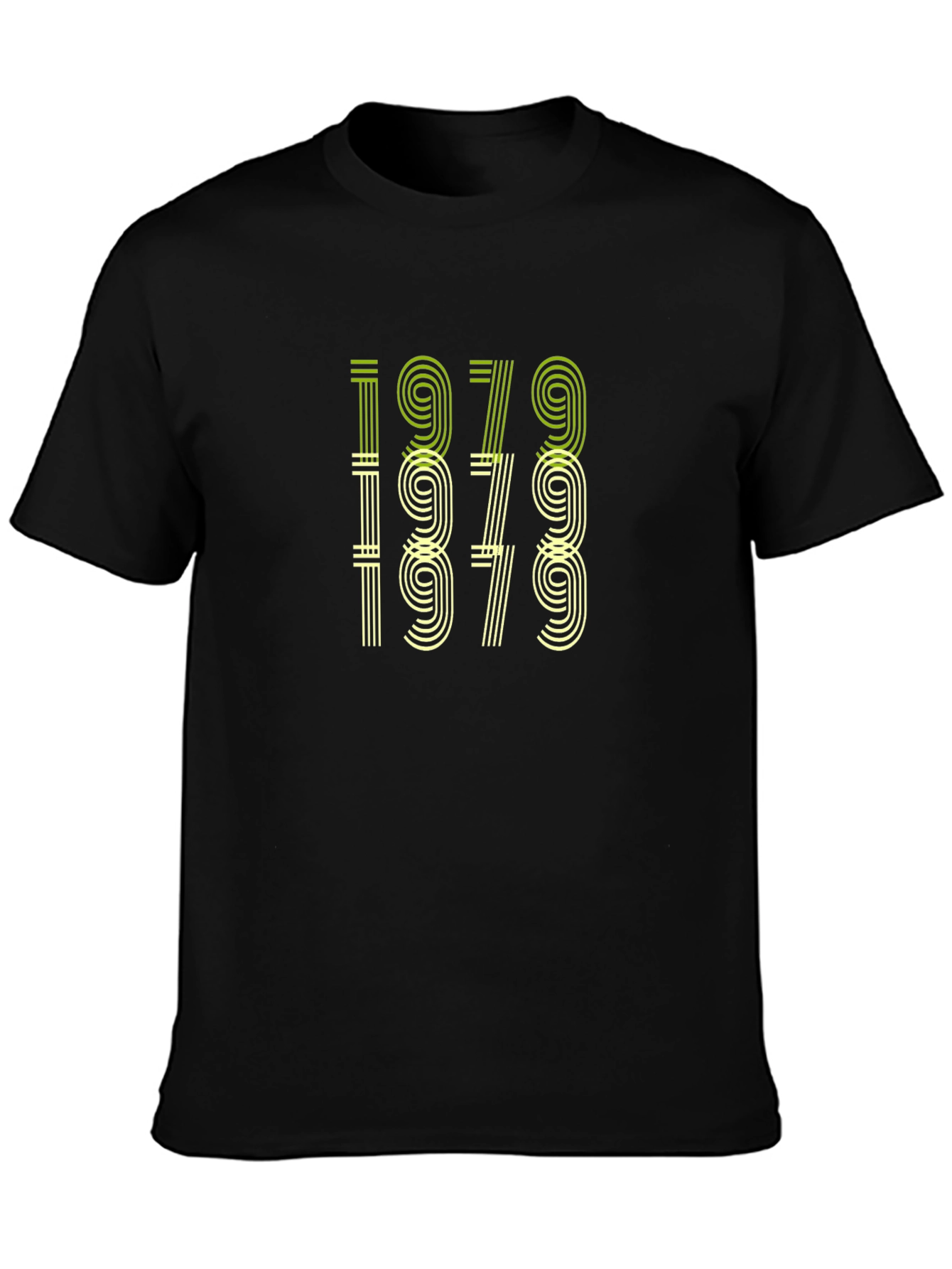 Retro 1979 Graphic Tee - Black