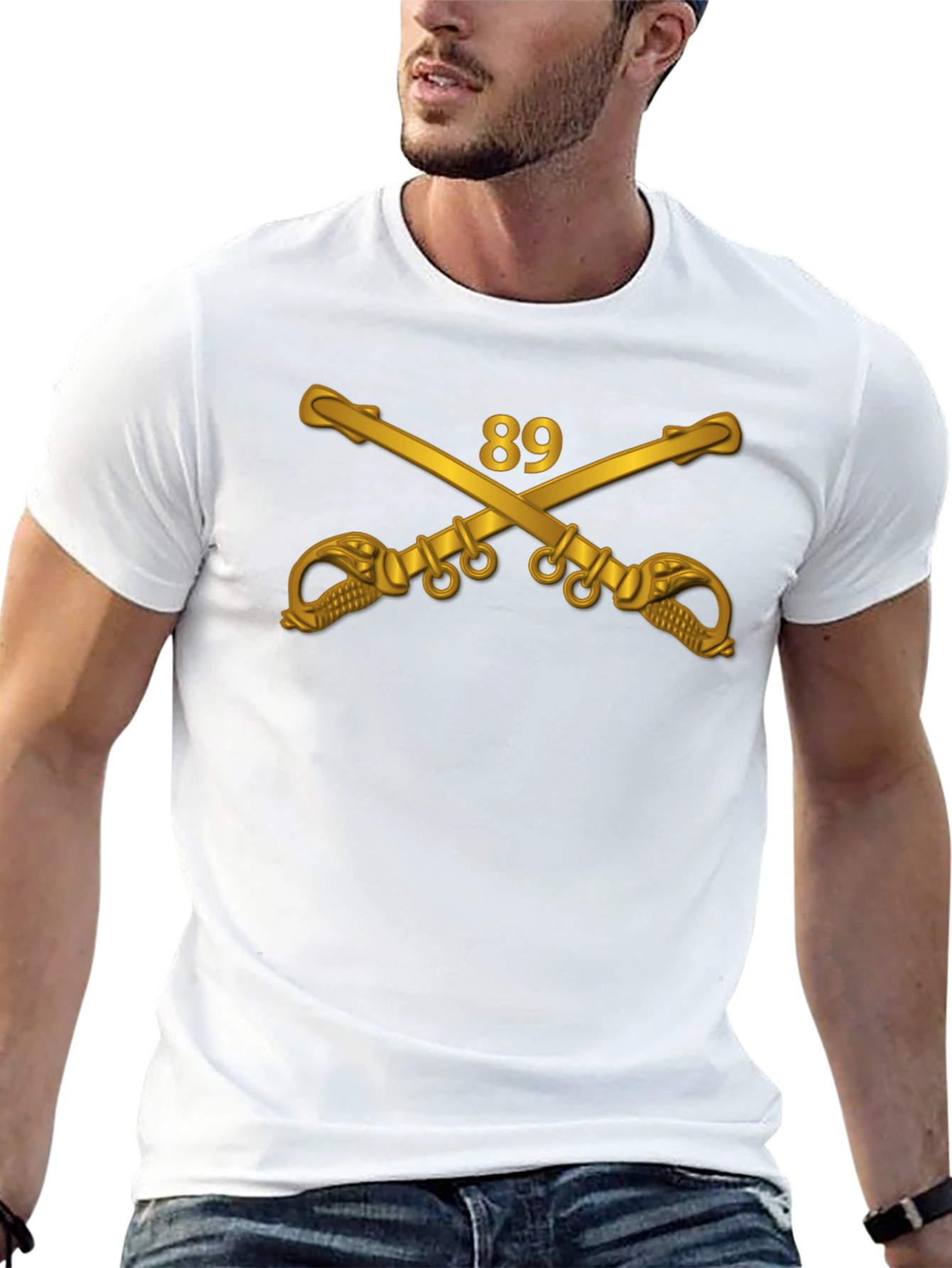 89 Cavalry Crossed Sabers T-Shirt