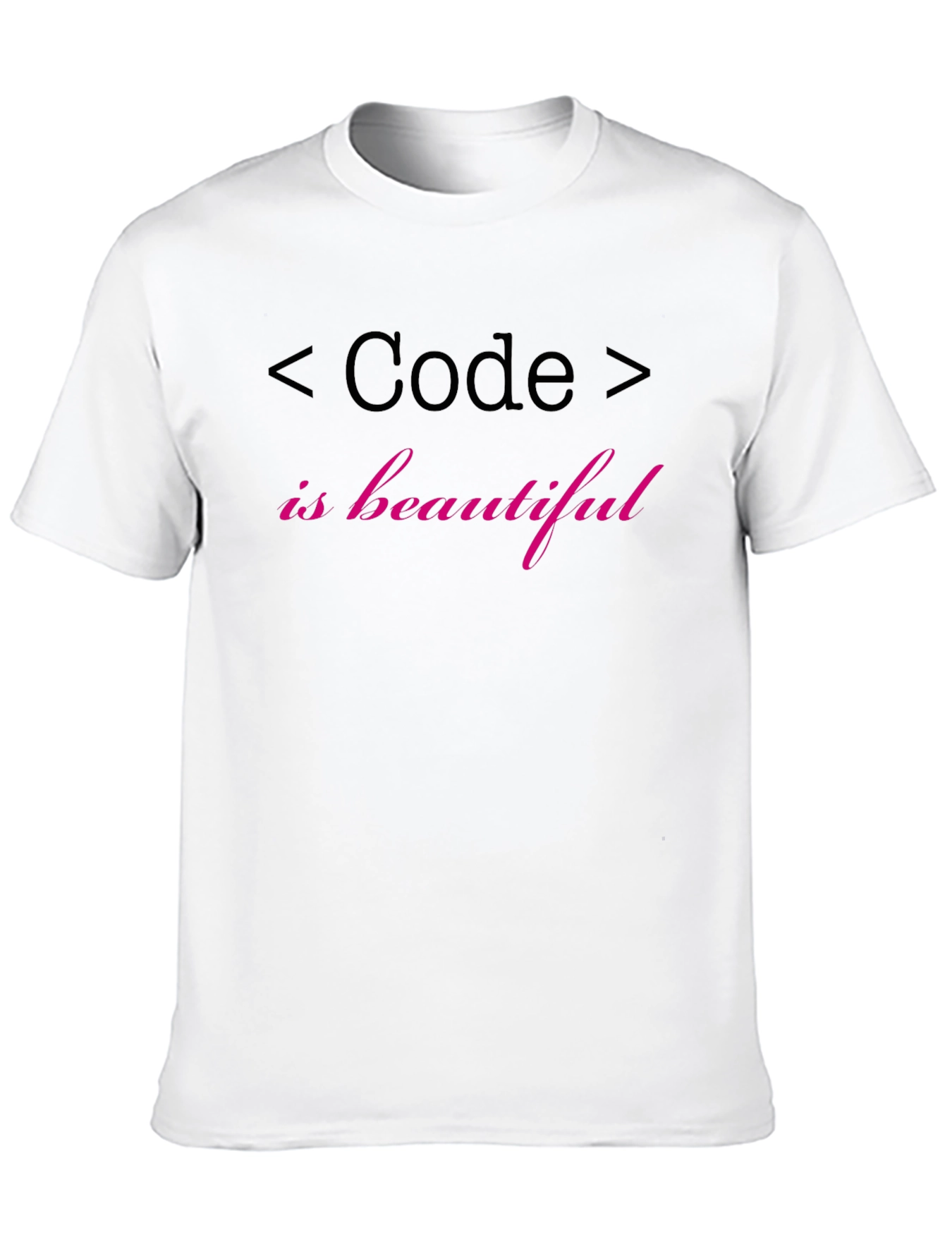 Code is Beautiful T-Shirt - Programmer Apparel