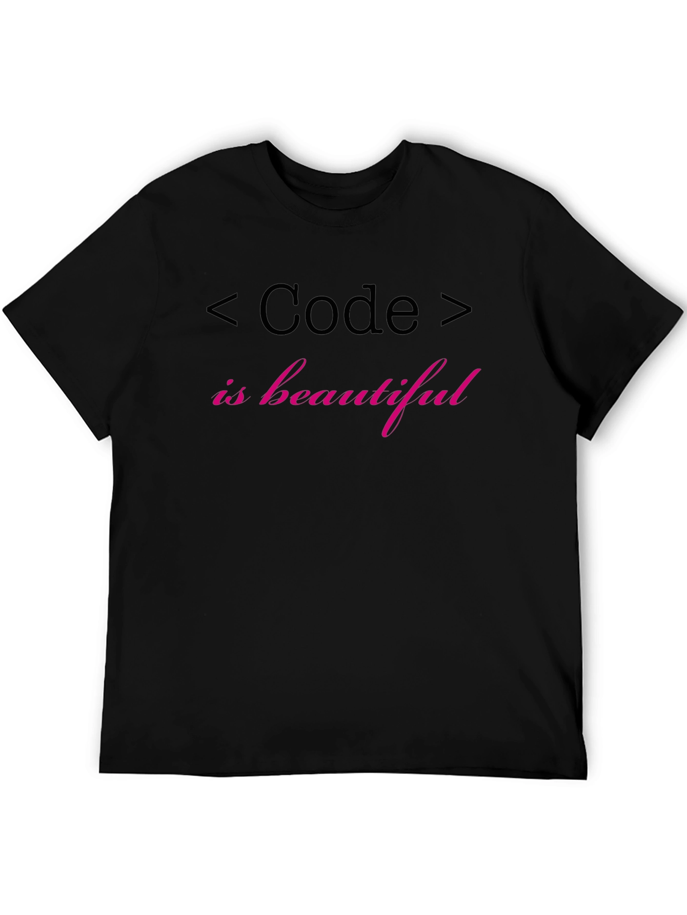 Code is Beautiful T-Shirt - Programmer Apparel