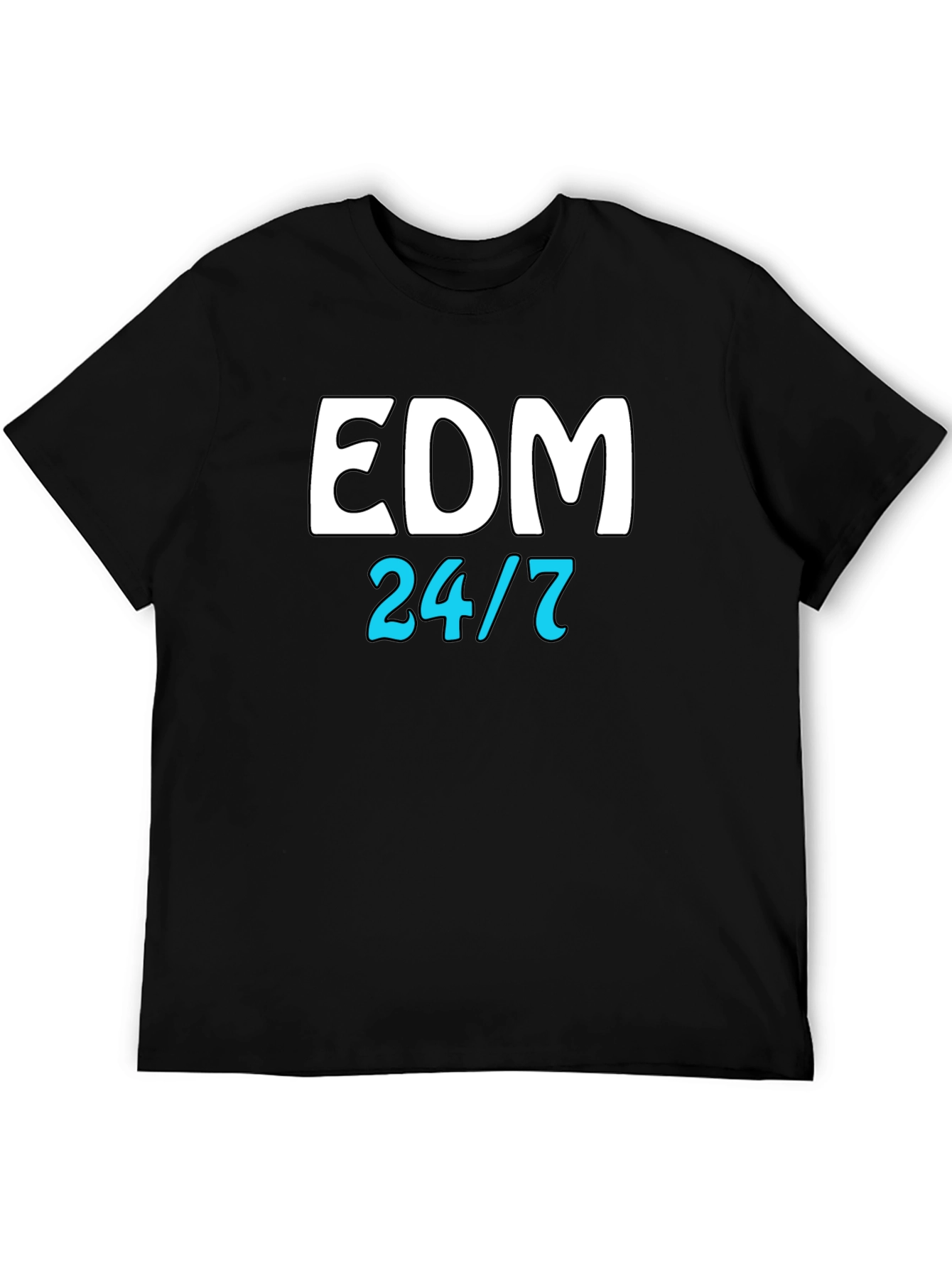 EDM 24/7 Graphic Tee - Music Lover T-Shirt