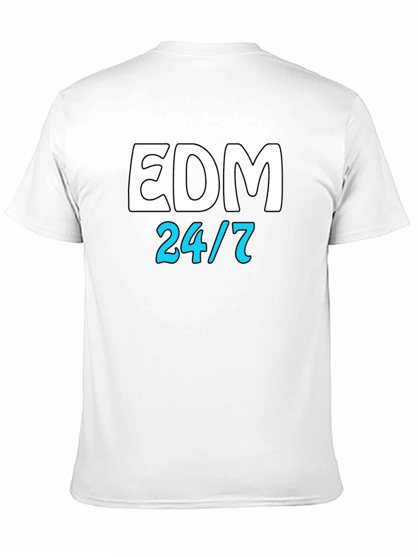 EDM 24/7 Graphic Tee - Music Lover T-Shirt