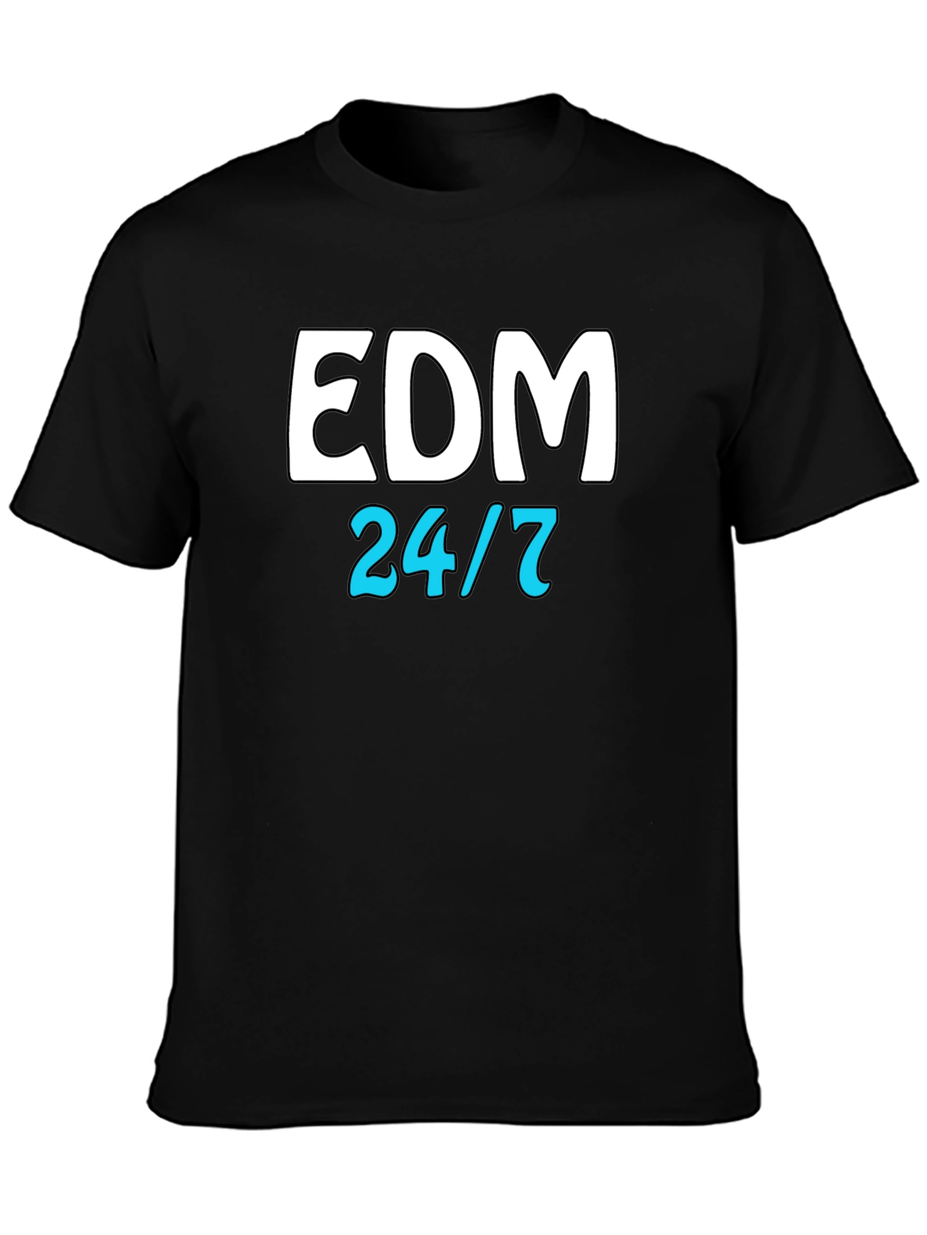 EDM 24/7 Graphic Tee - Music Lover T-Shirt