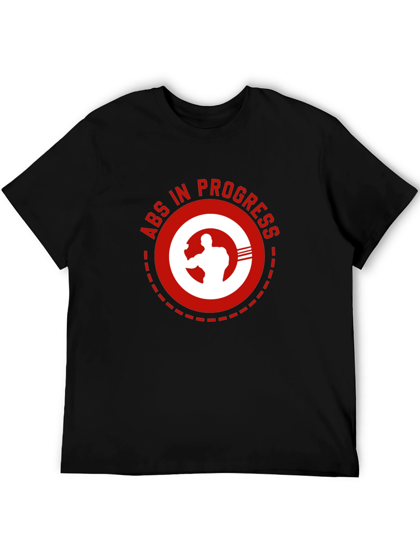 Abs In Progress Graphic T-Shirt - Black