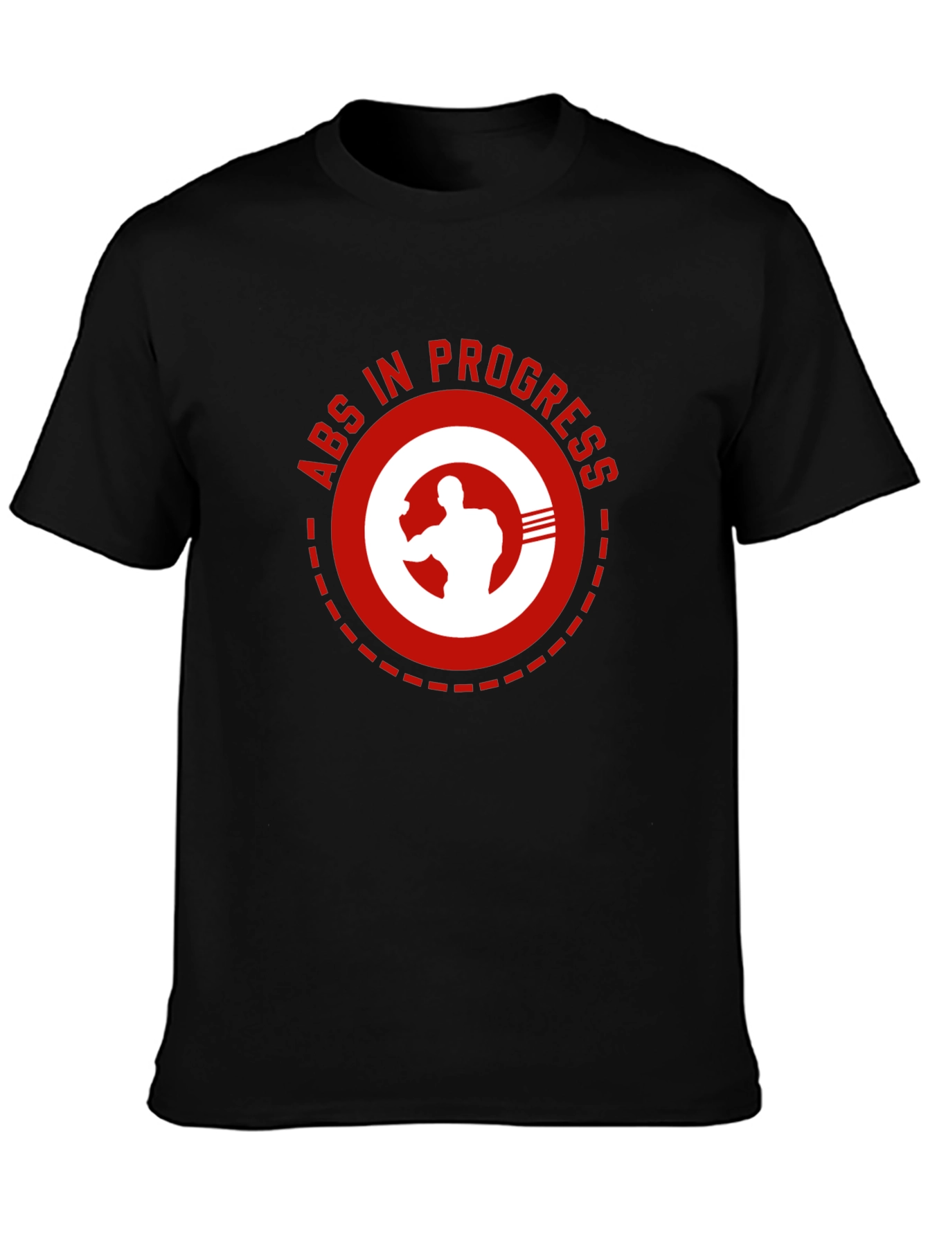 Abs In Progress Graphic T-Shirt - Black