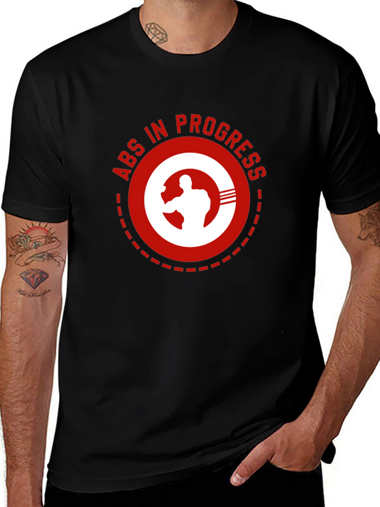 Abs In Progress Graphic T-Shirt - Black
