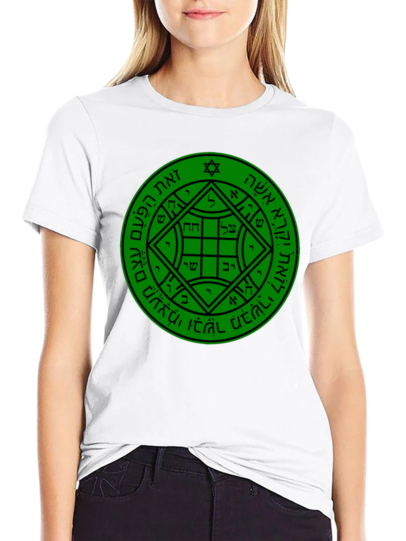 Kabbalah Seal of Solomon Black T-Shirt
