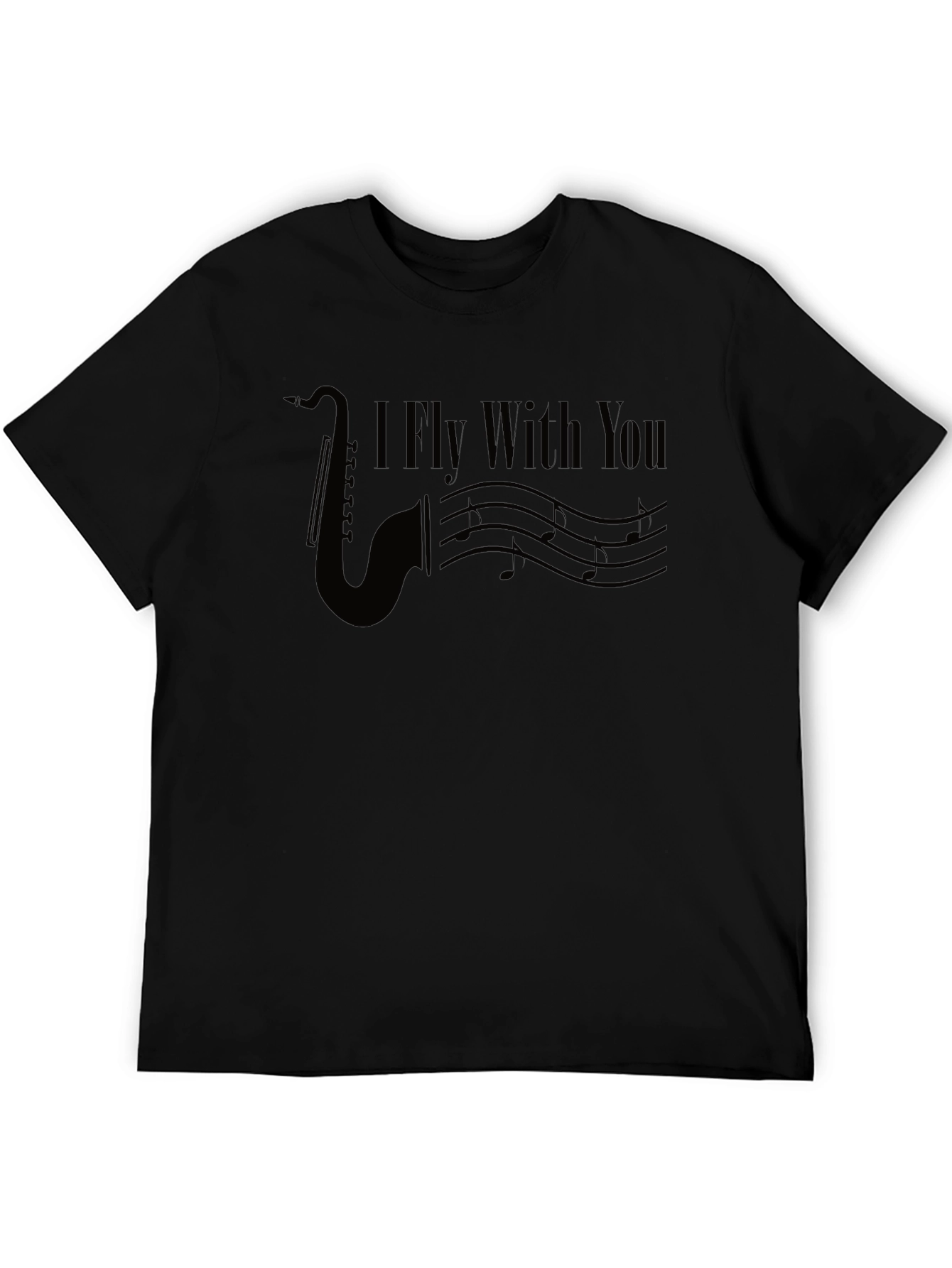 I Fly With You Saxophone Graphic T-Shirt
