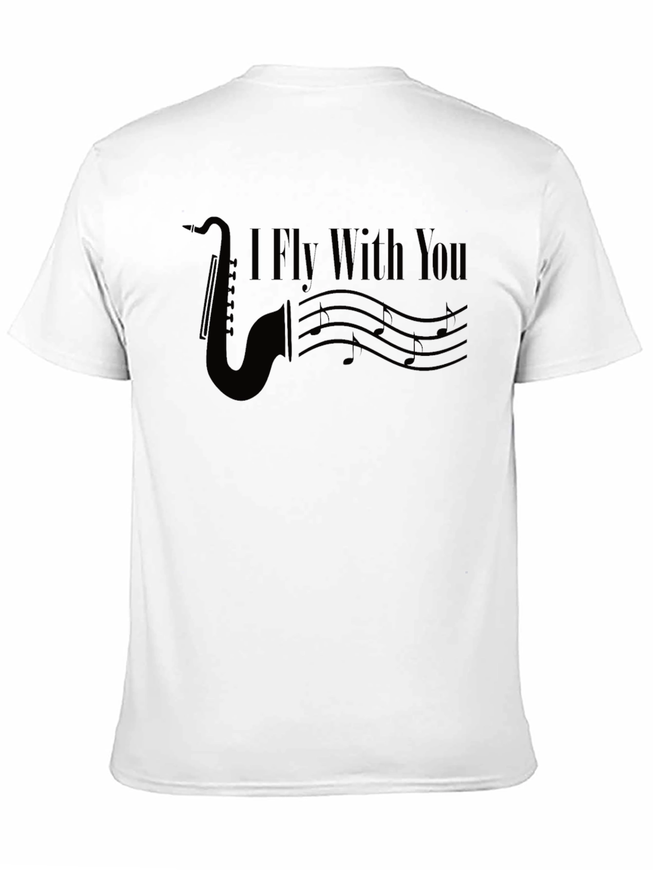 I Fly With You Saxophone Graphic T-Shirt