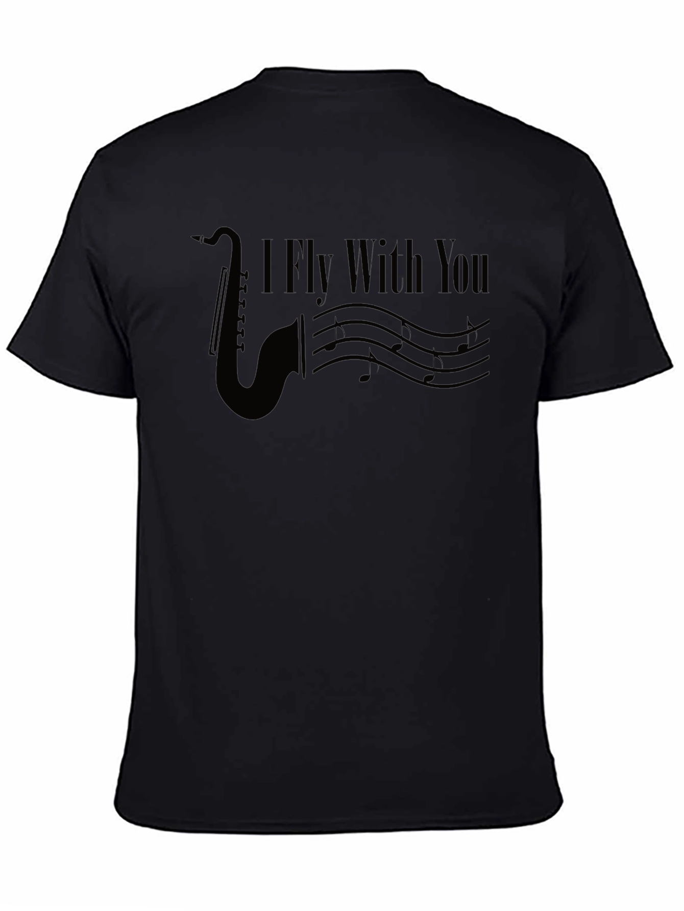 I Fly With You Saxophone Graphic T-Shirt