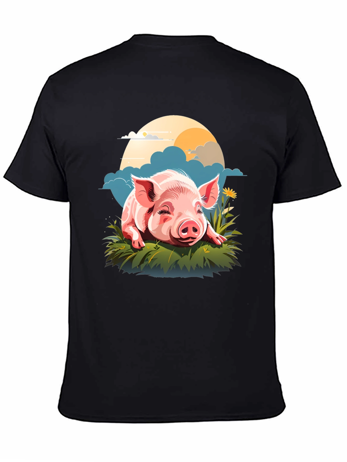 Cute Piglet Graphic Tee - Unisex Comfort Fit