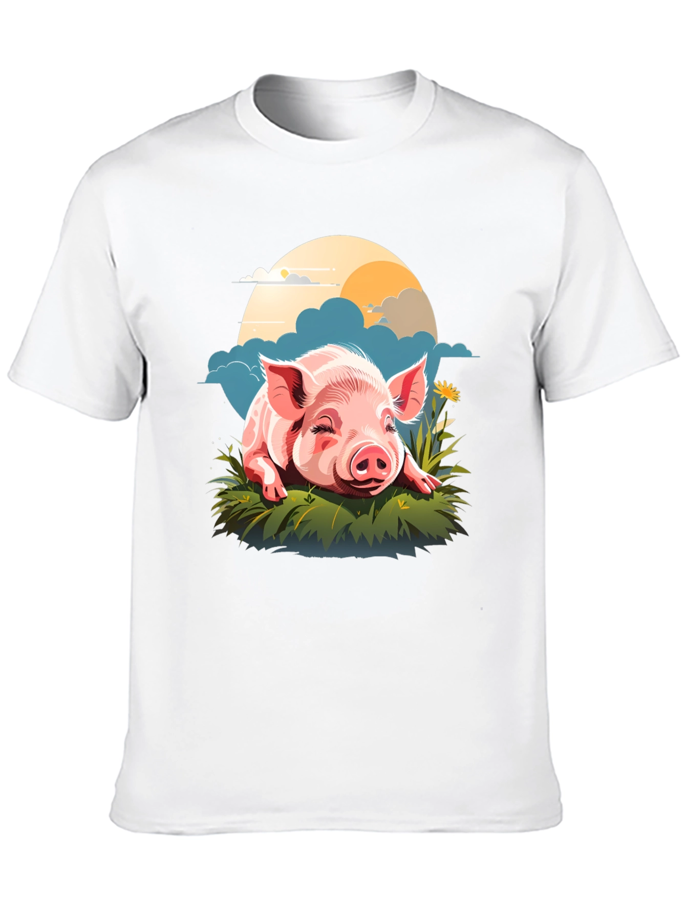Cute Piglet Graphic Tee - Unisex Comfort Fit
