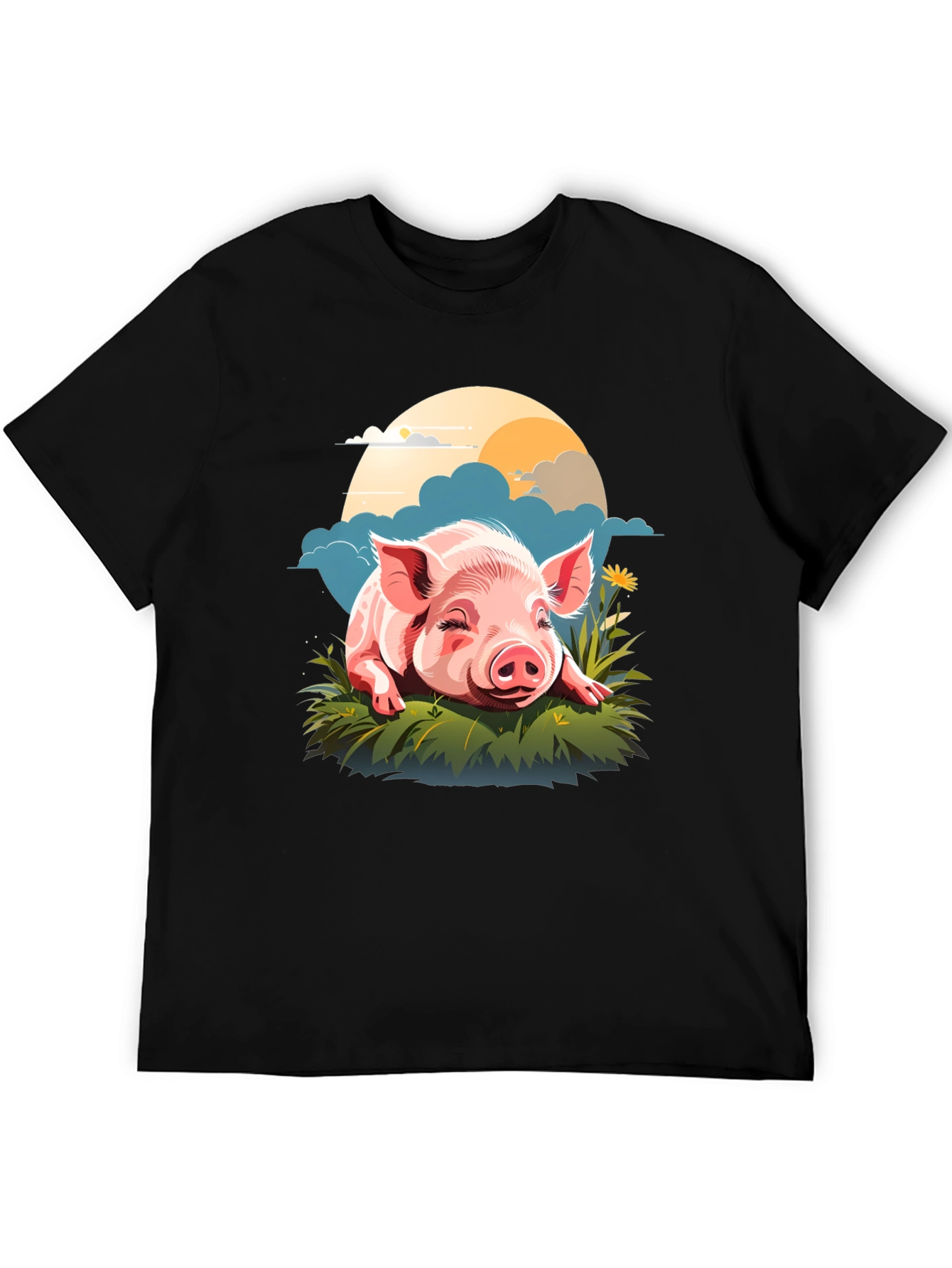 Cute Piglet Graphic Tee - Unisex Comfort Fit