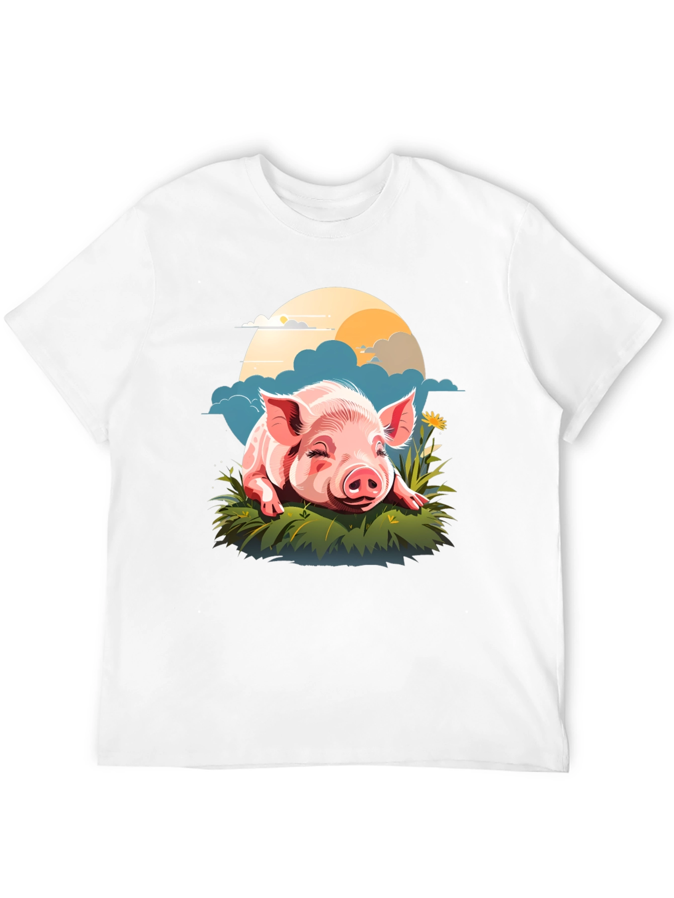 Cute Piglet Graphic Tee - Unisex Comfort Fit