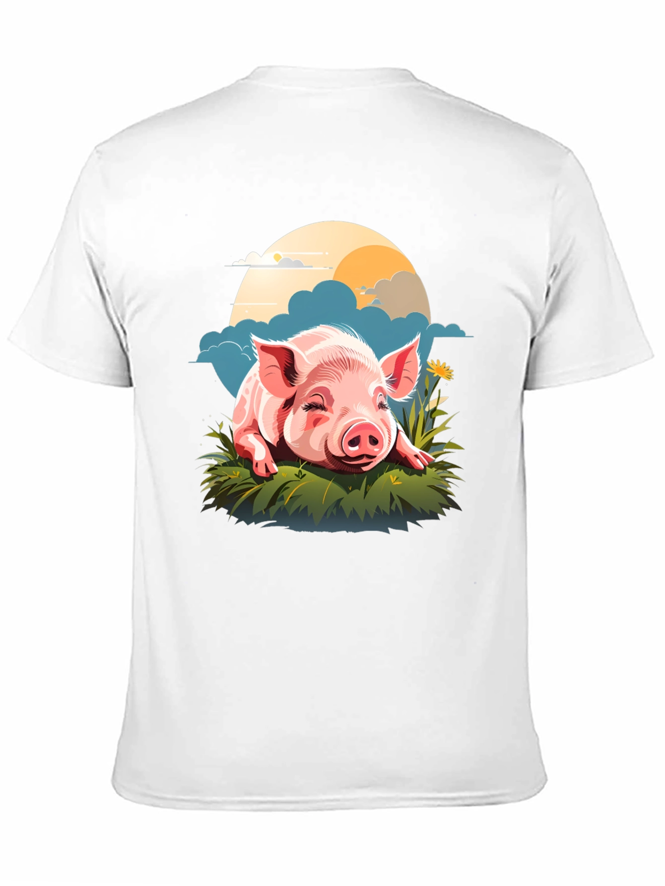 Cute Piglet Graphic Tee - Unisex Comfort Fit