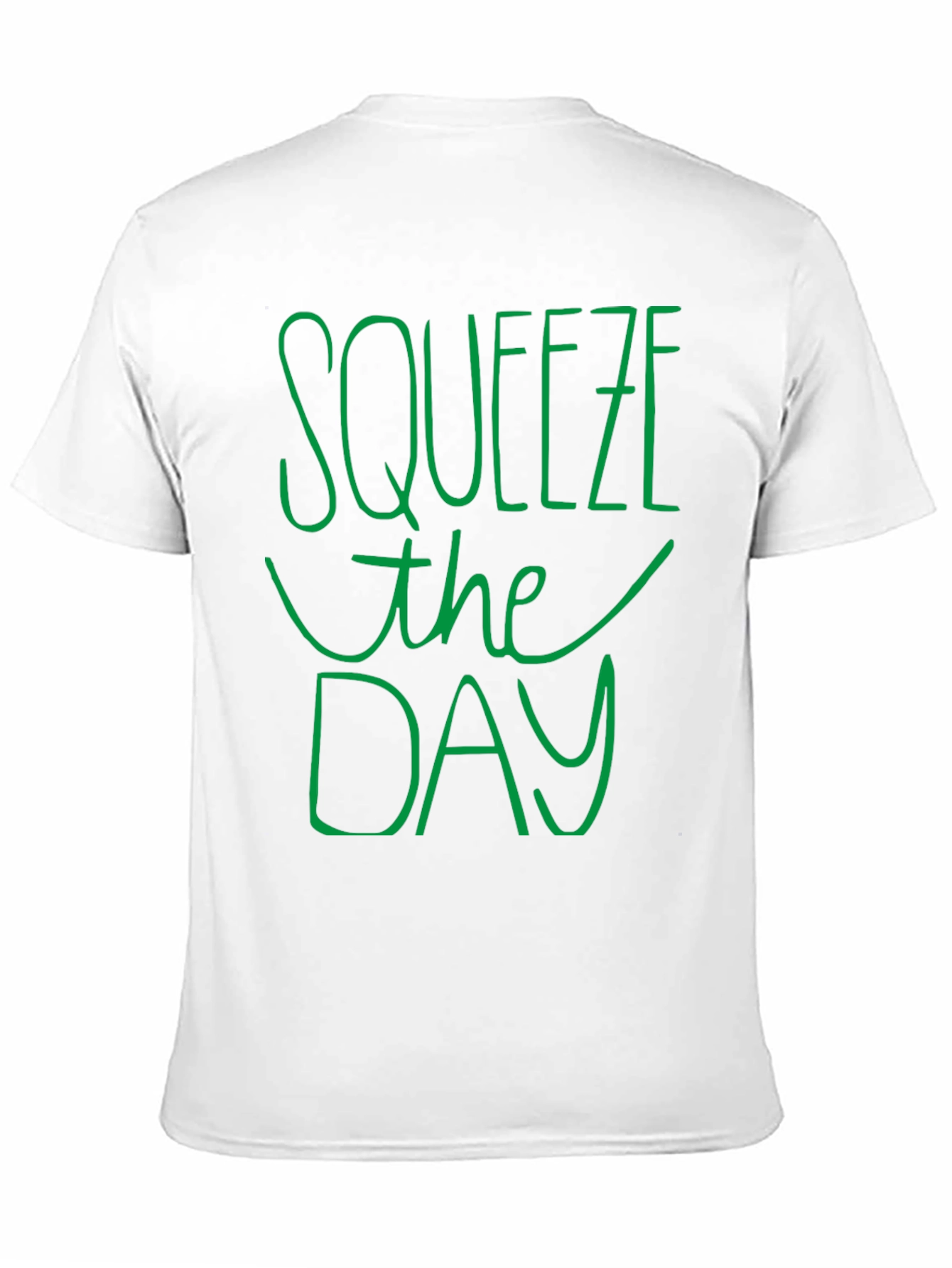 Squeeze the Day Graphic Tee - Black Casual T-Shirt