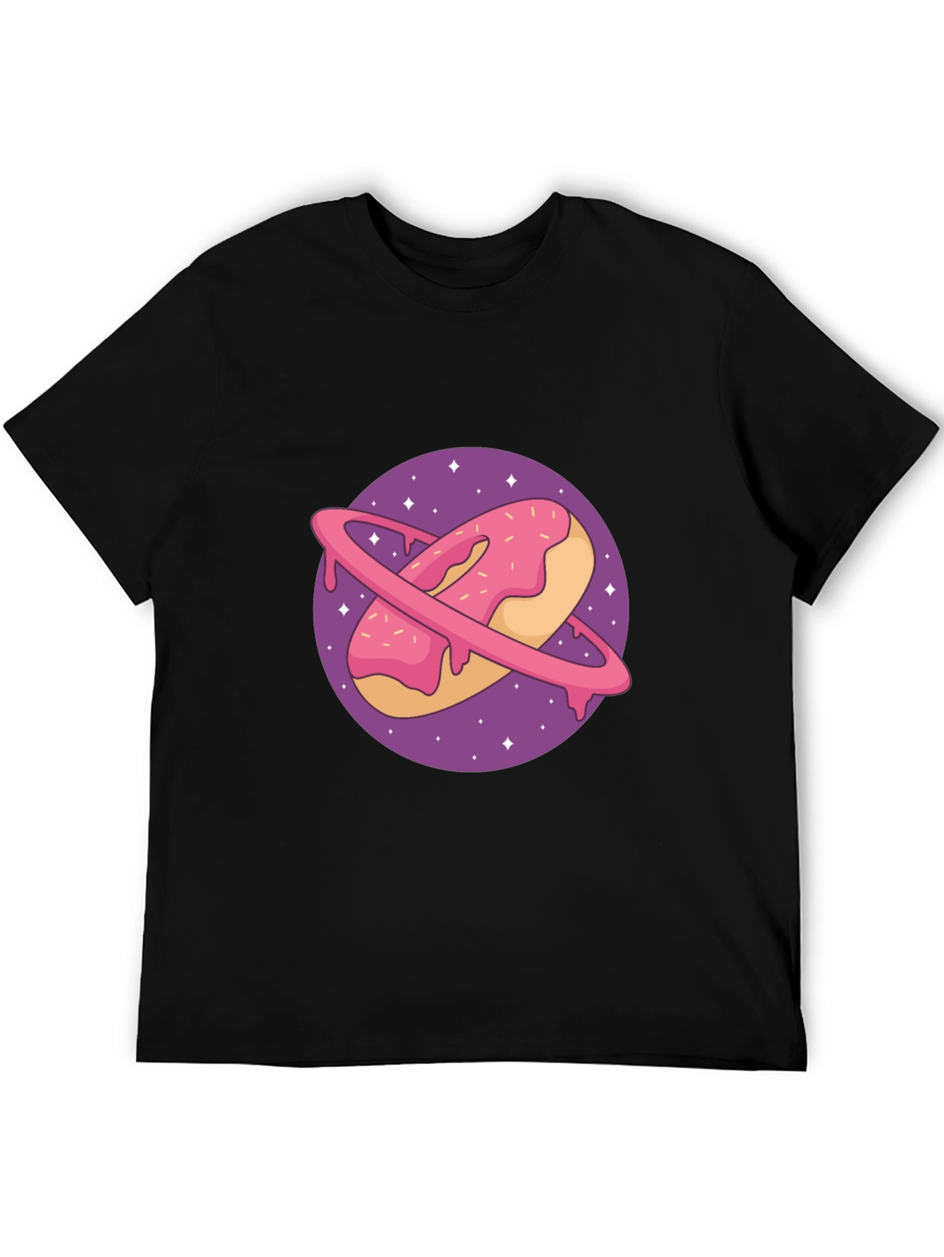 Donut Planet Graphic Tee - Space Foodie Style