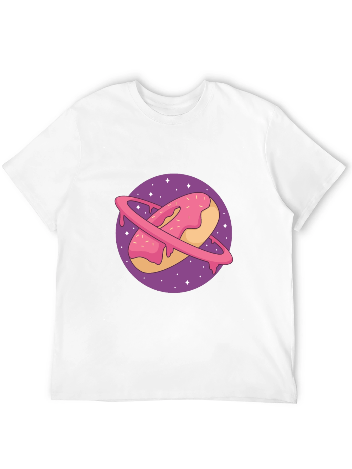 Donut Planet Graphic Tee - Space Foodie Style