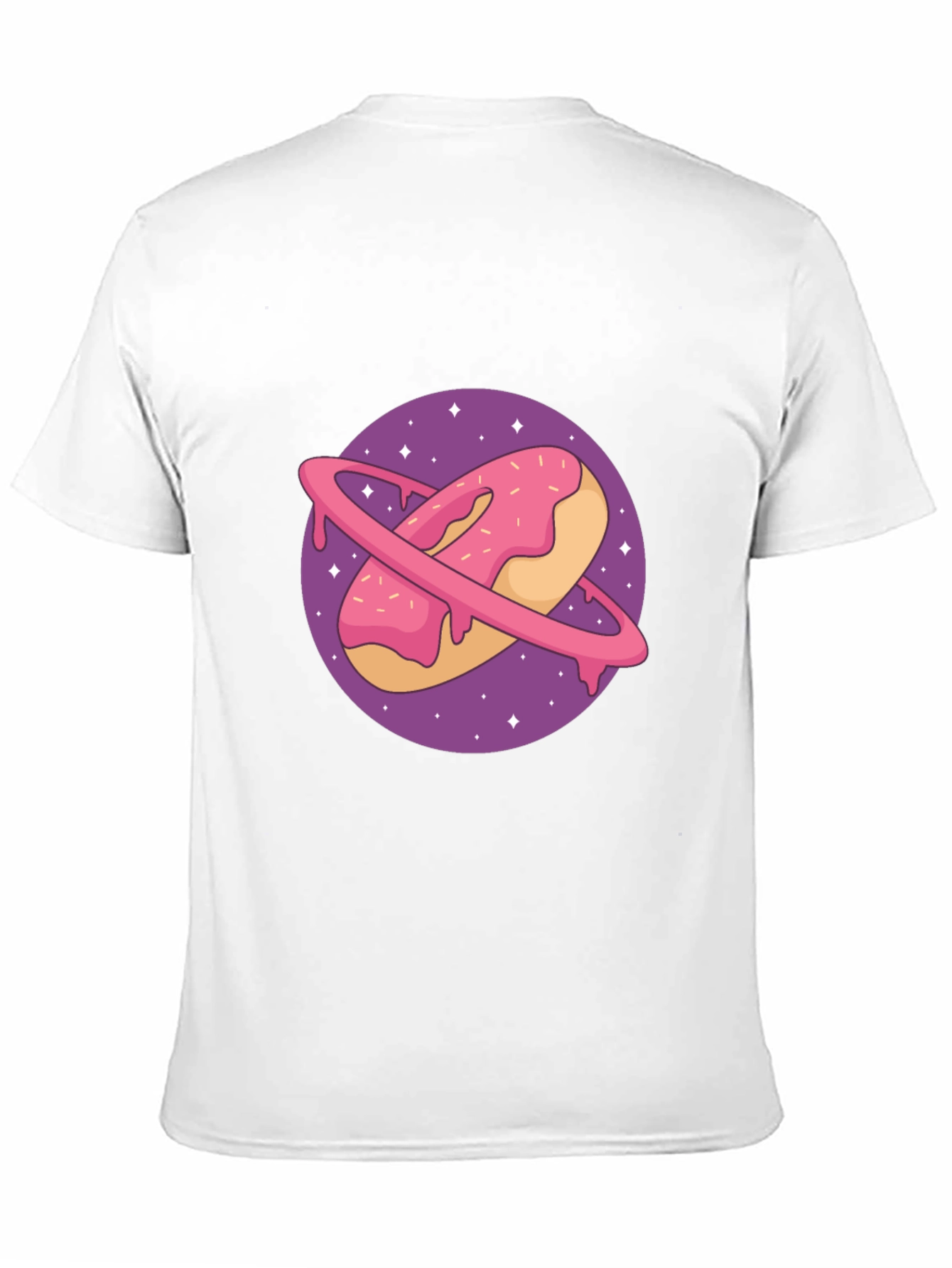 Donut Planet Graphic Tee - Space Foodie Style