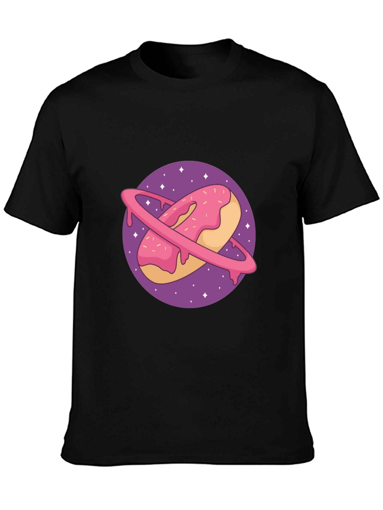 Donut Planet Graphic Tee - Space Foodie Style