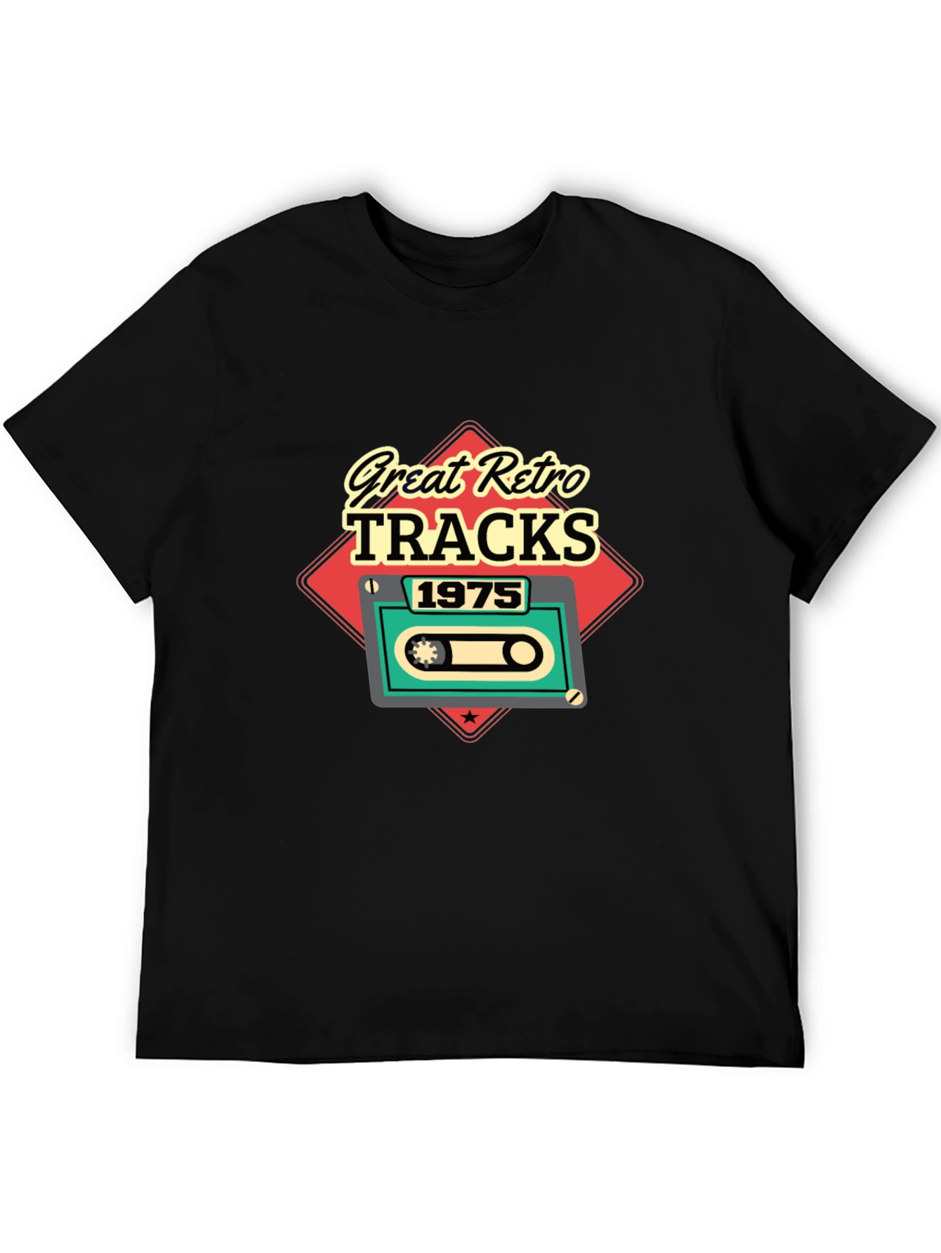 Great Retro Tracks 1975 Graphic T-Shirt