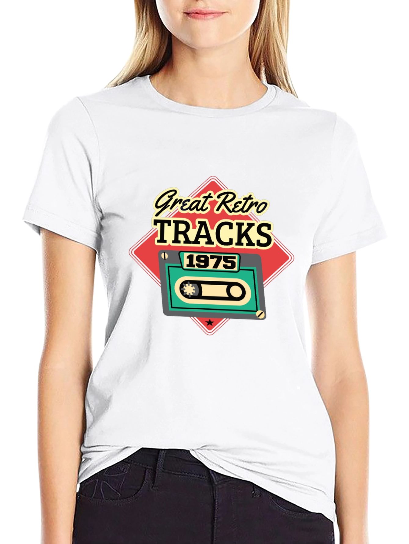 Great Retro Tracks 1975 Graphic T-Shirt